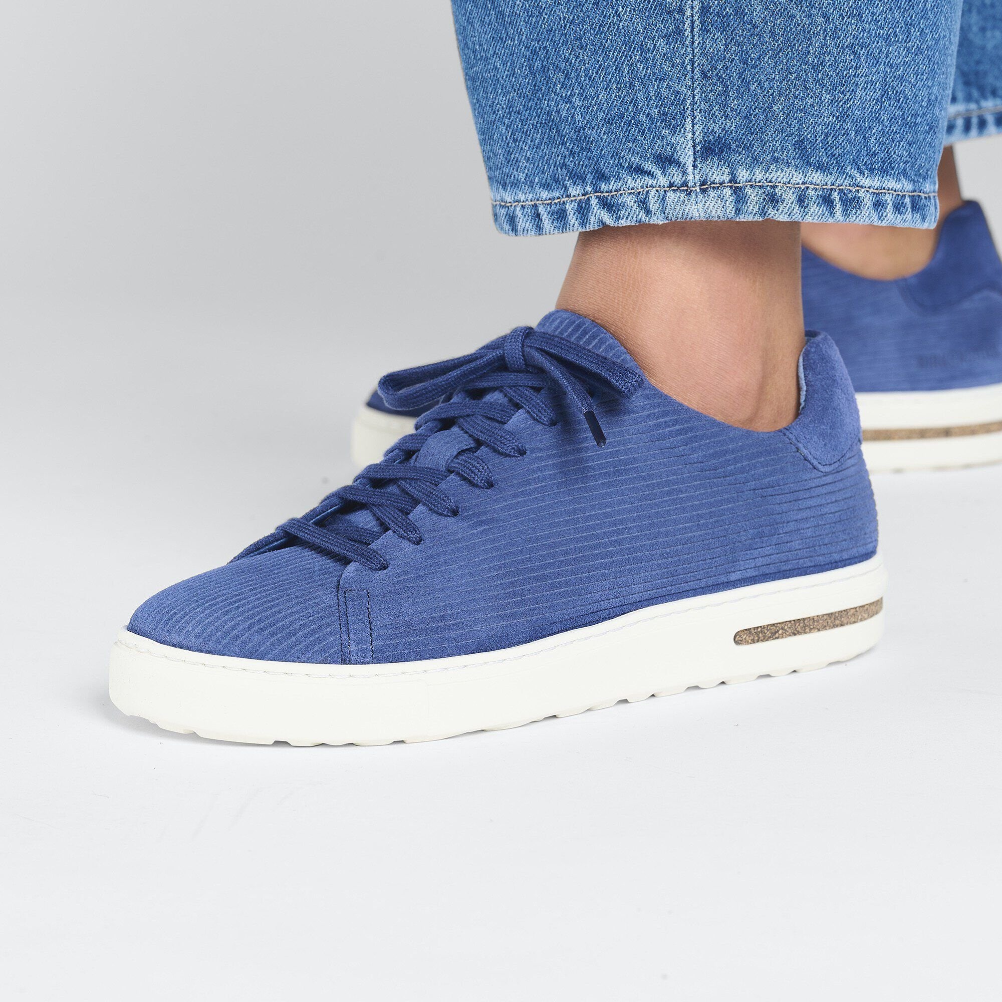 Boston Suede Embossed Corduroy Indigo | BIRKENSTOCK