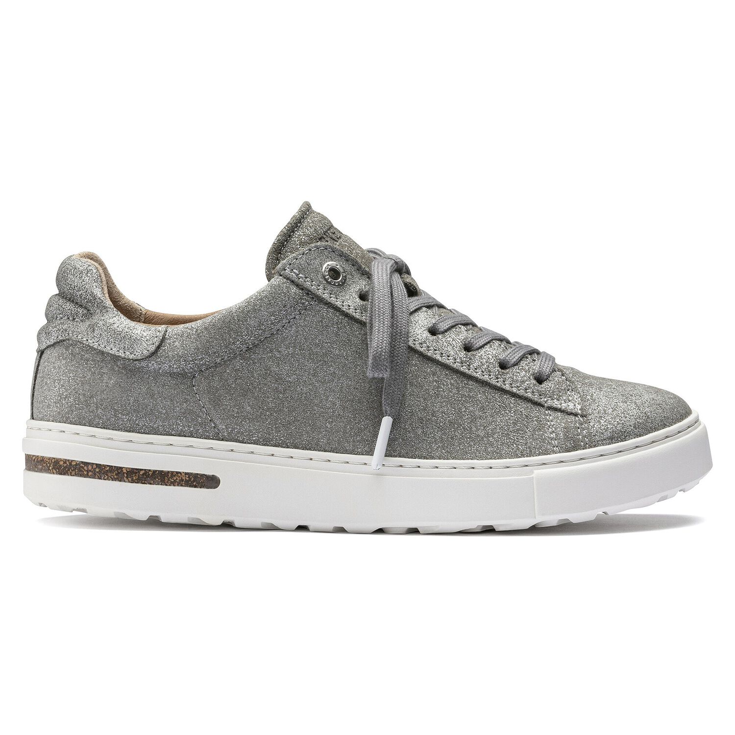 Bend Suede Leather Silver Metallic BIRKENSTOCK