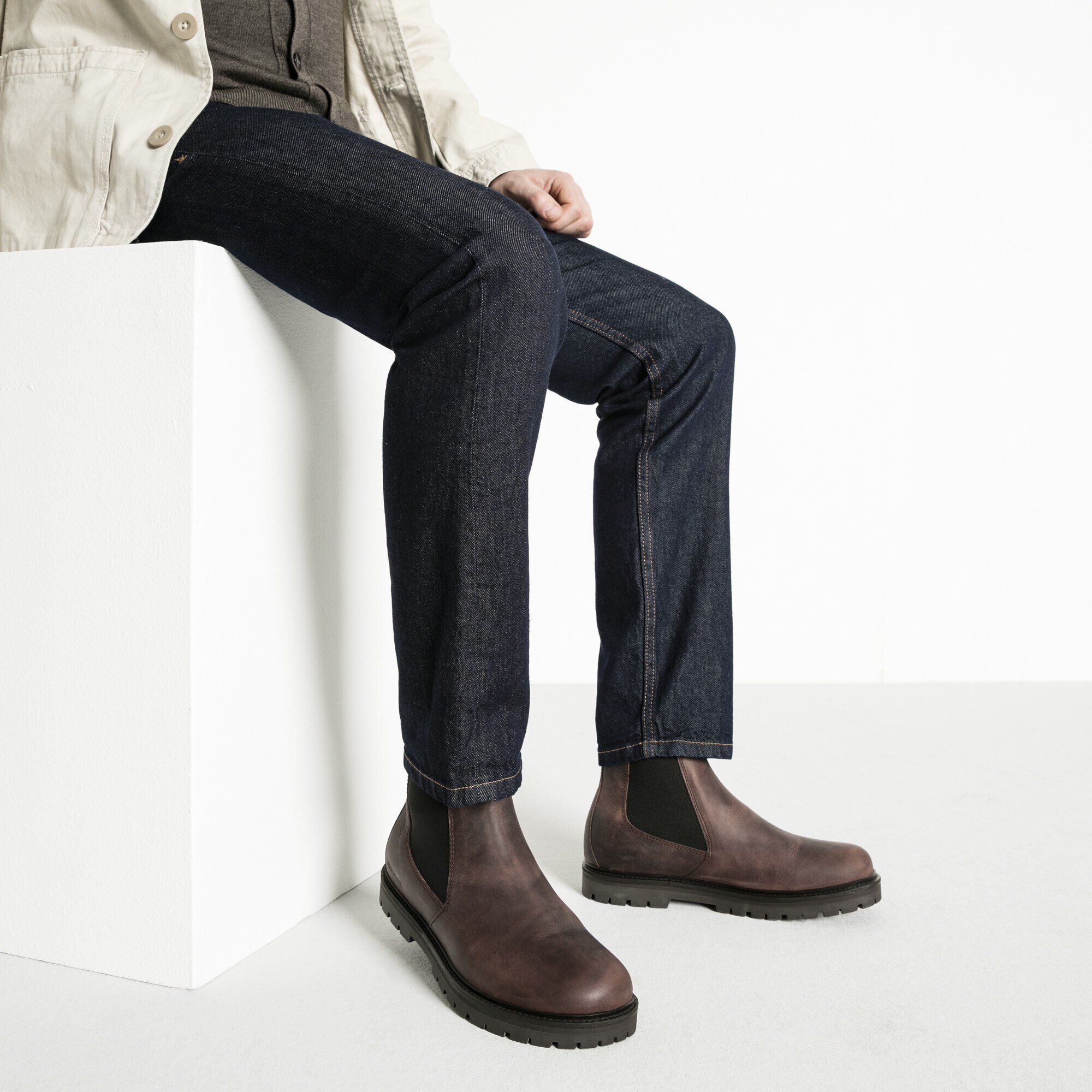 Stalon Nubuck Leather Mocha BIRKENSTOCK