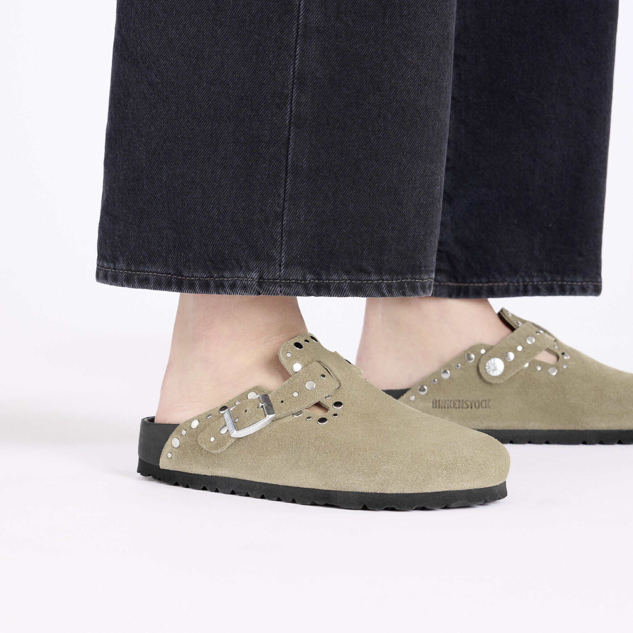 Birkenstock boston rivets clearance