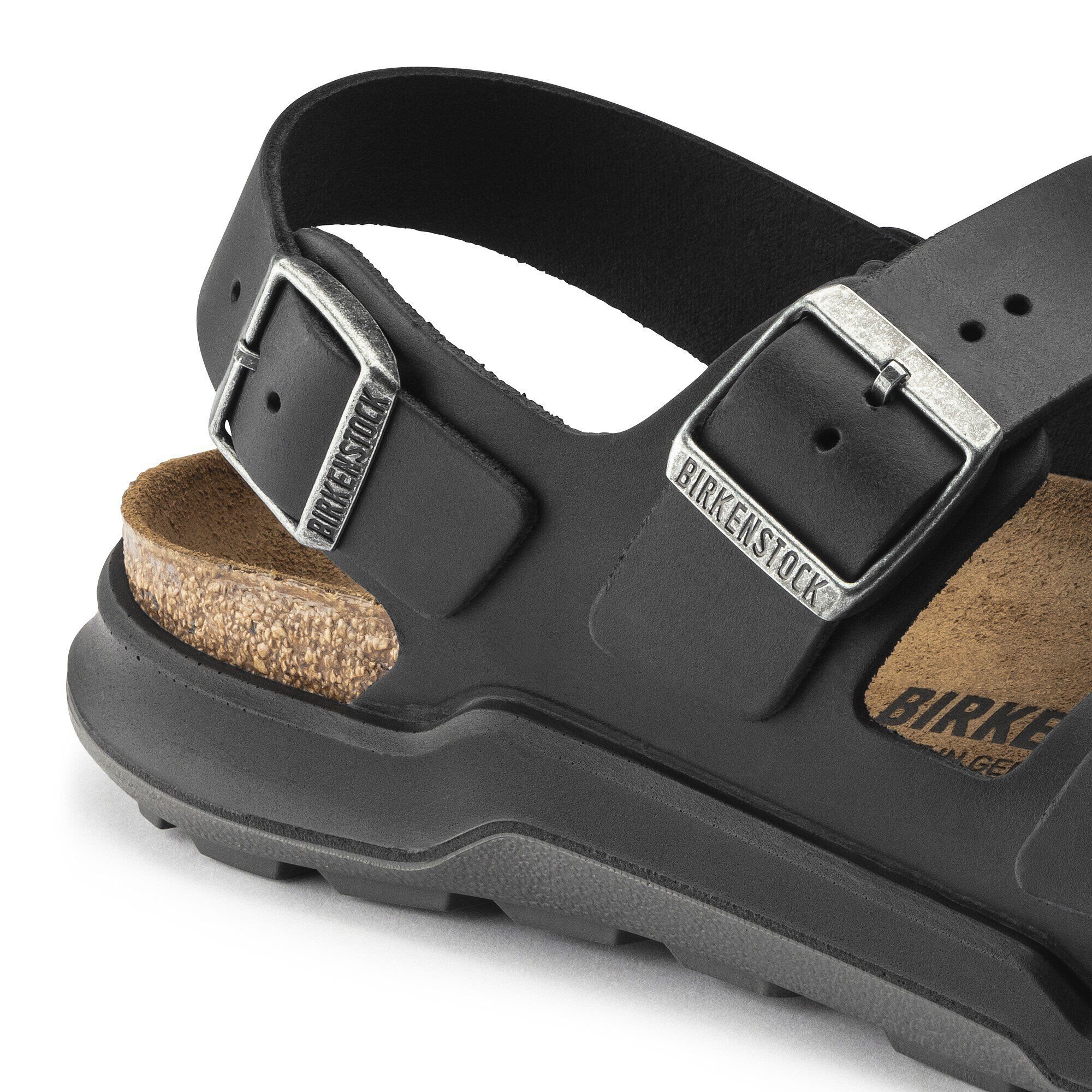 Birkenstock milano all black top