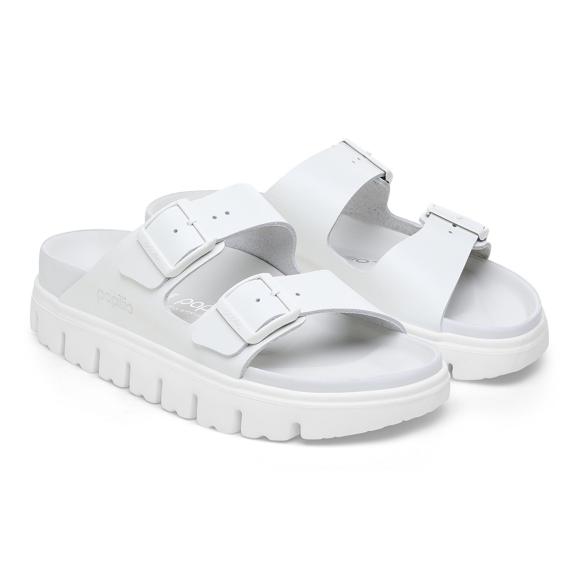Arizona Chunky Leather White BIRKENSTOCK