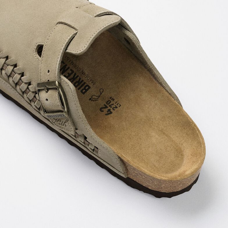 KITH Boston Braided Suede Leather Taupe