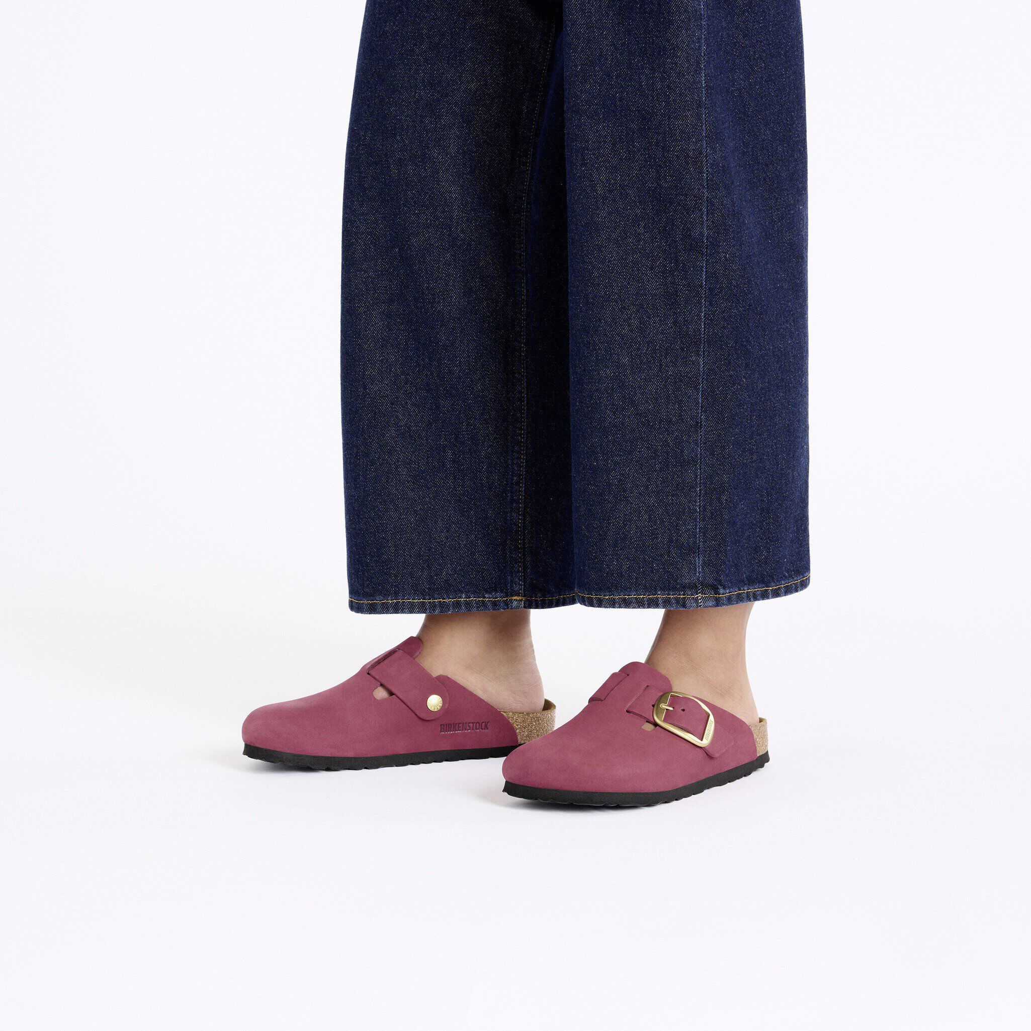 Boston Big Buckle Nubuck Leather Berry Crush | BIRKENSTOCK Boston Big Buckle Nubuck Leather Berry Crush | BIRKENSTOCK