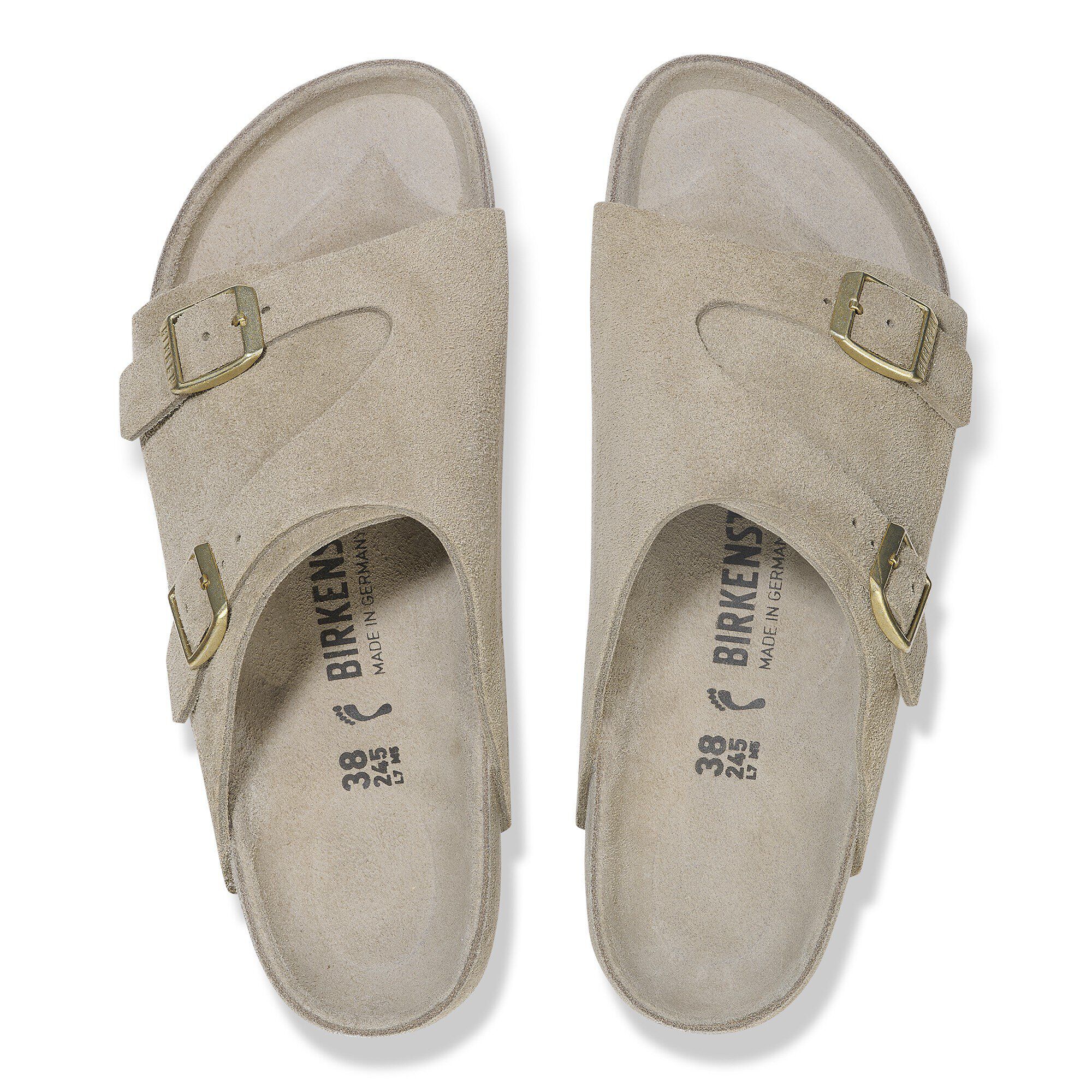 Birkenstock Zurich taupe suede