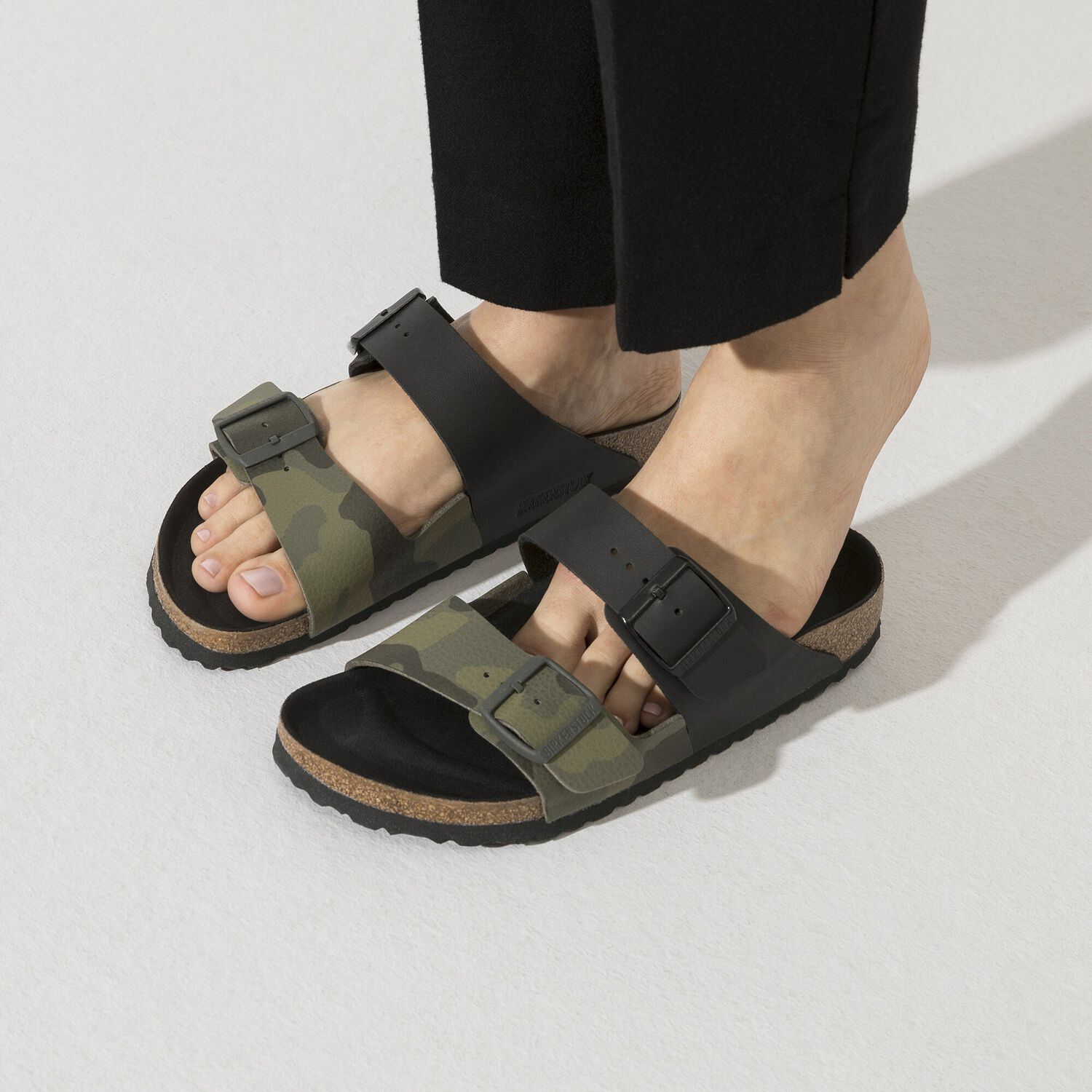 birkenstock arizona split rose