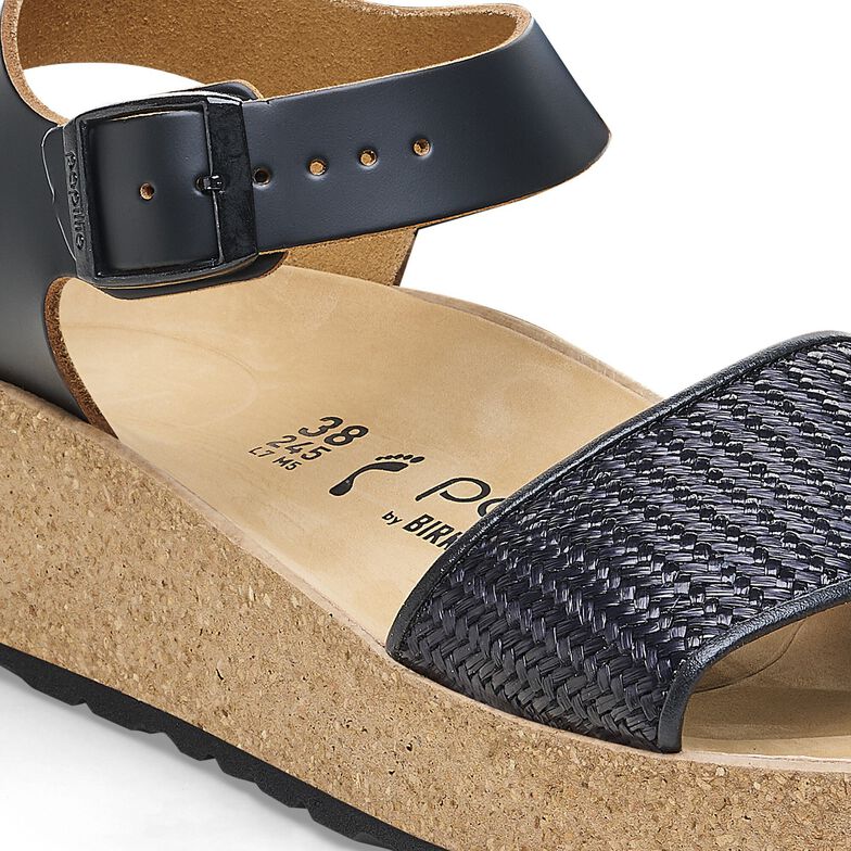 Glenda Raffia Natural Leather/Synthetics