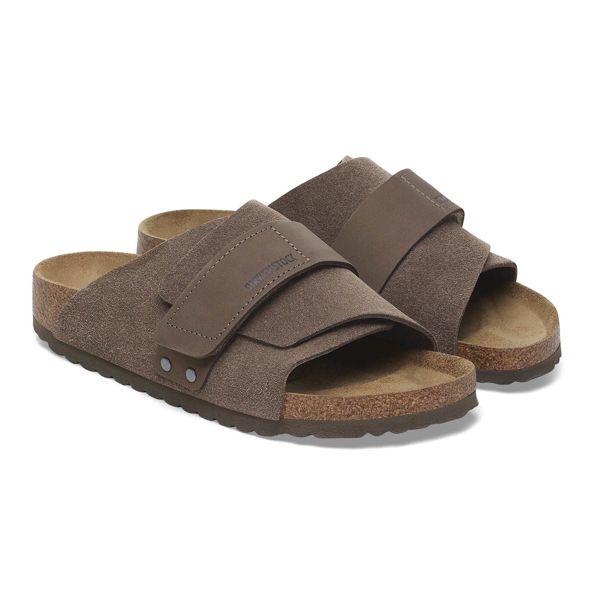 Kyoto Nubuck-Suede Leather Concrete Gray | BIRKENSTOCK