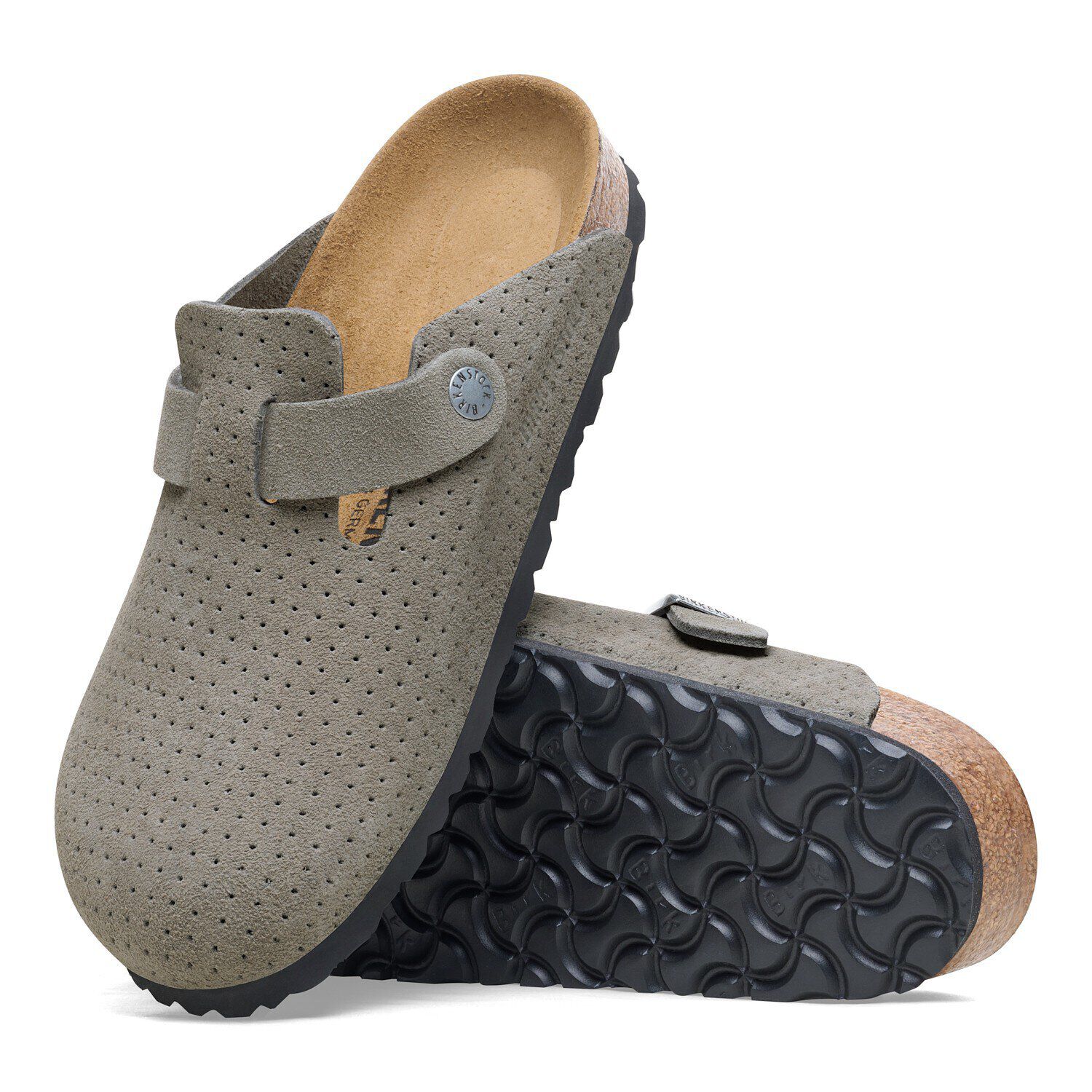Boston Suede Embossed Dotted Stone Coin | BIRKENSTOCK