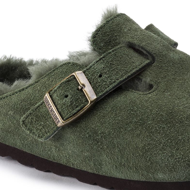 Boston Shearling Suede Leather