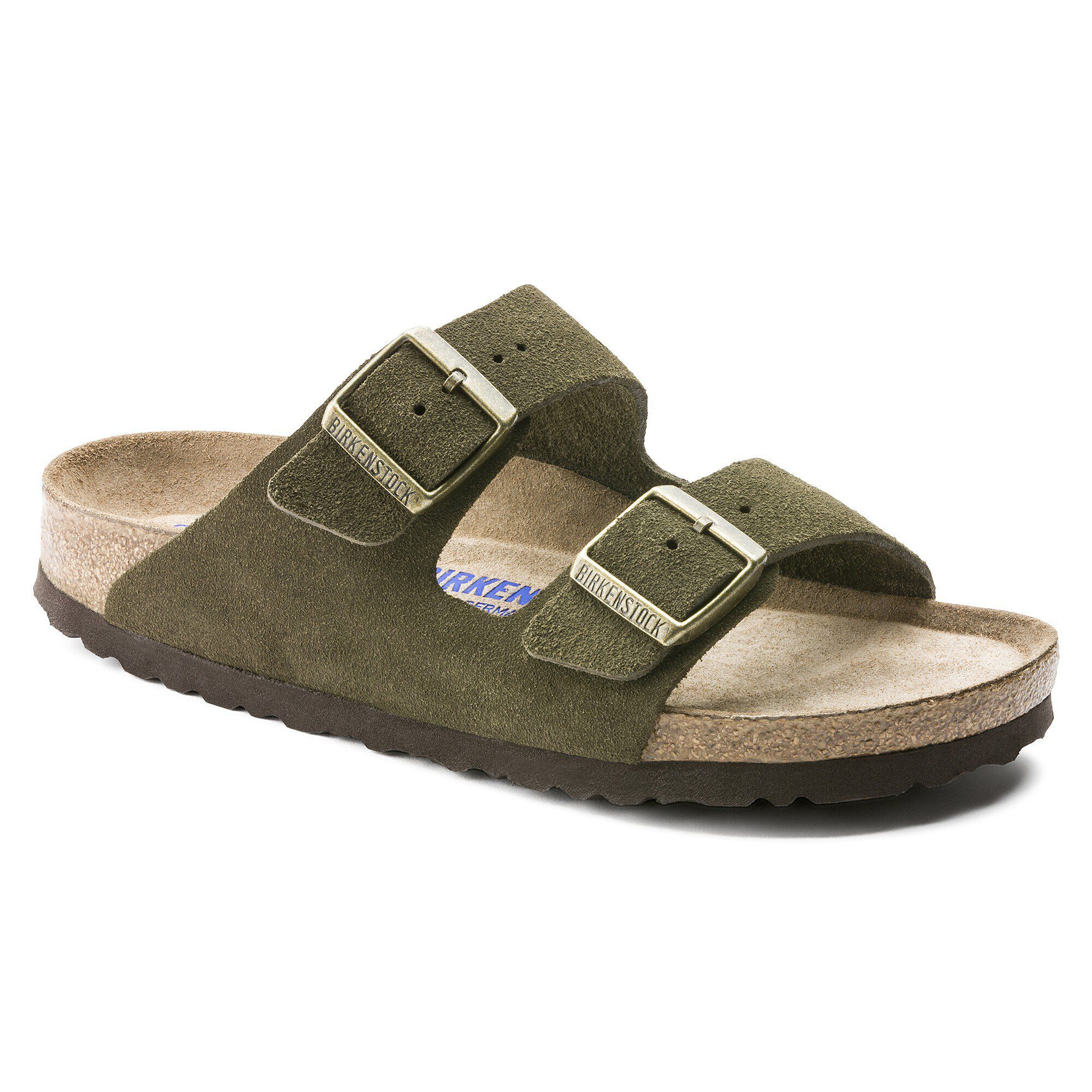 Birkenstock arizona suede leather forest clearance