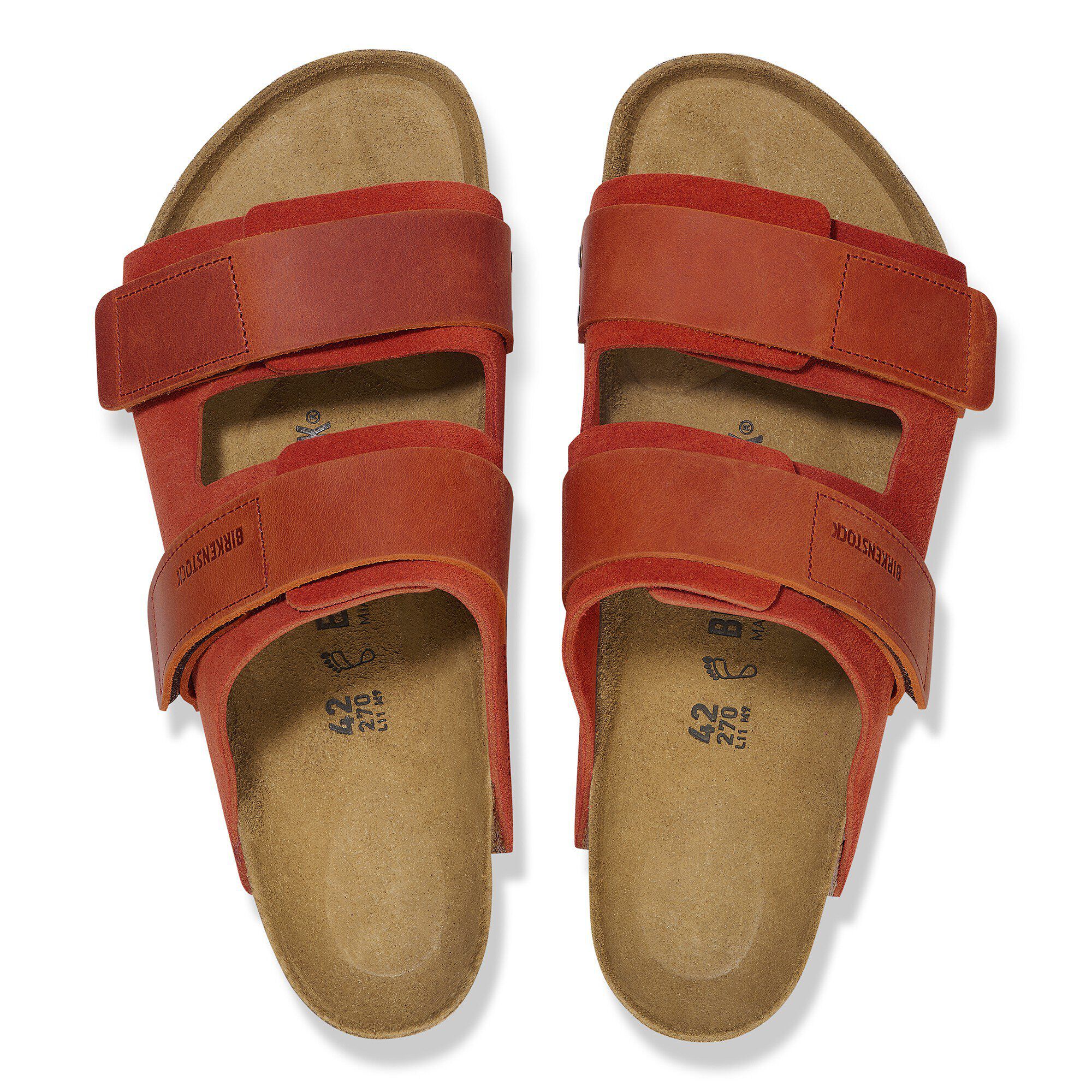 Uji Nubuck-Suede Leather Rust Brown | BIRKENSTOCK