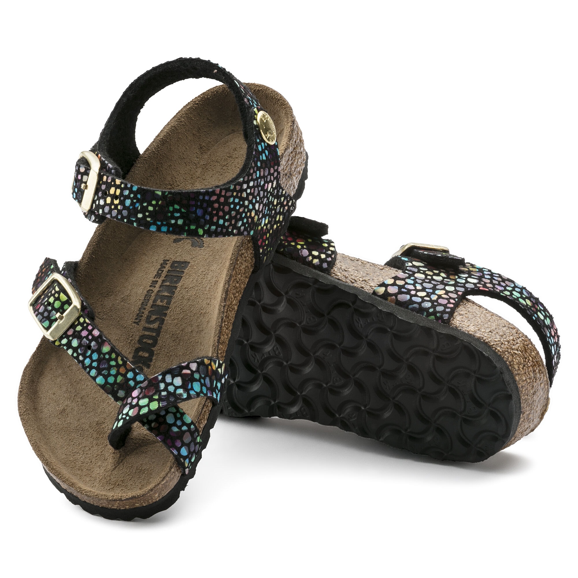Birkenstock gizeh oriental mosaic black hotsell