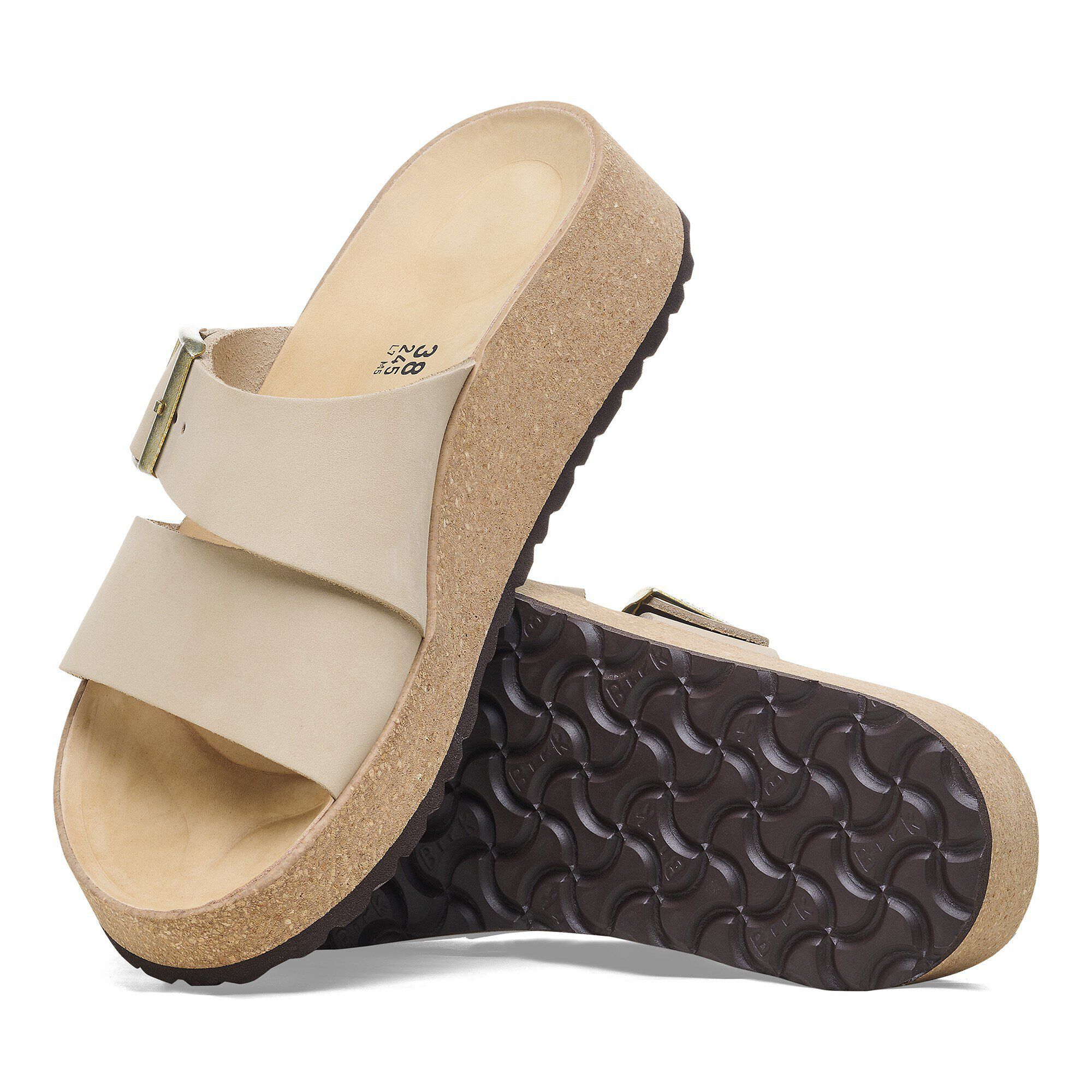 Almina Nubuck Leather Sandcastle | BIRKENSTOCK