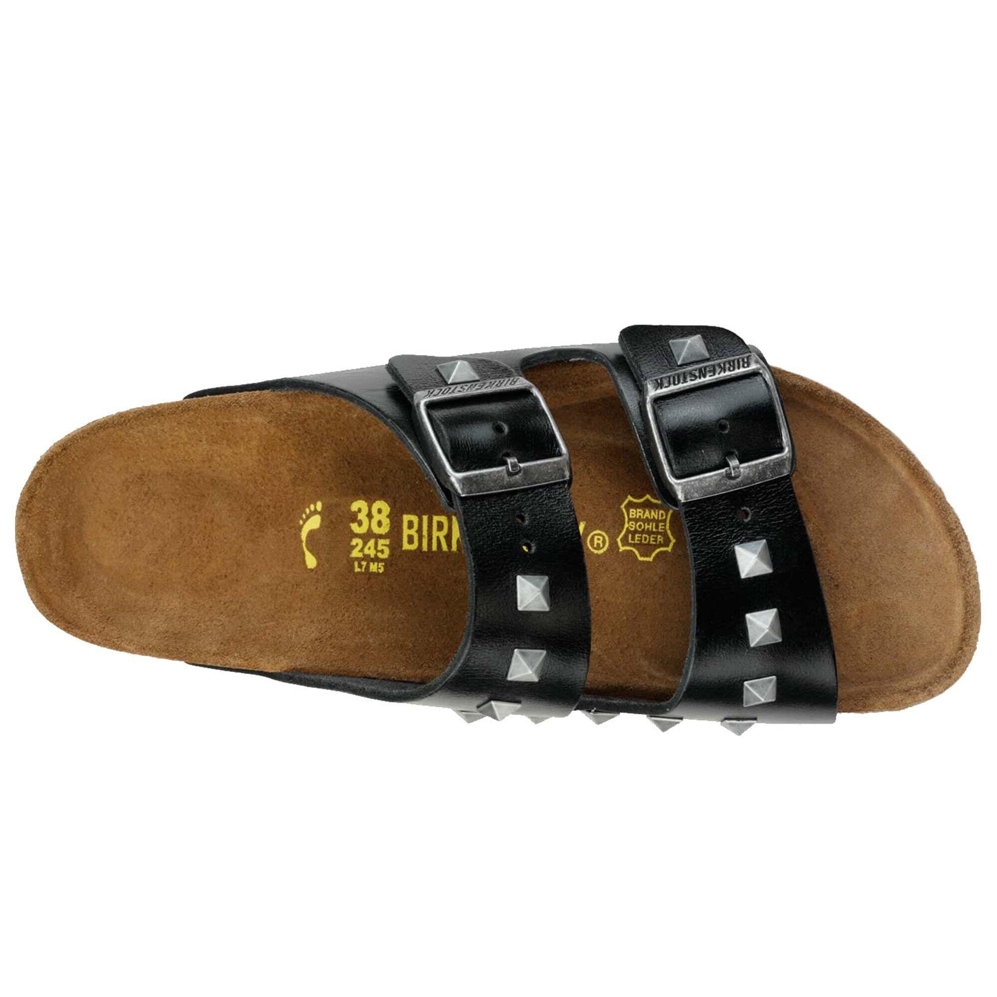 Birkenstock arizona studded black leather outlet