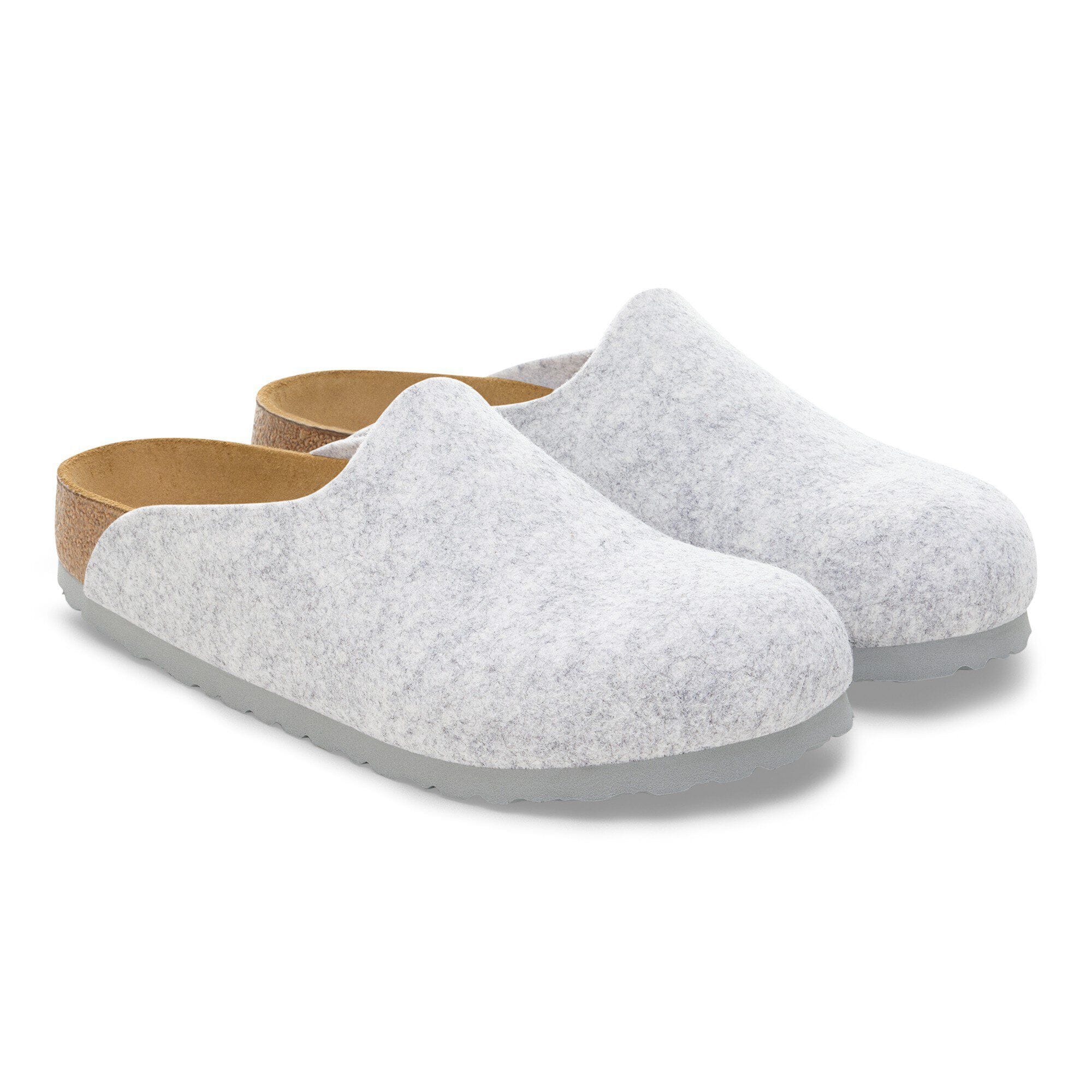 【新品•未使用品】BIRKENSTOCK AMSTERDAM gray 36 Amsterdam Wool Felt Light Gray | BIRKENSTOCK