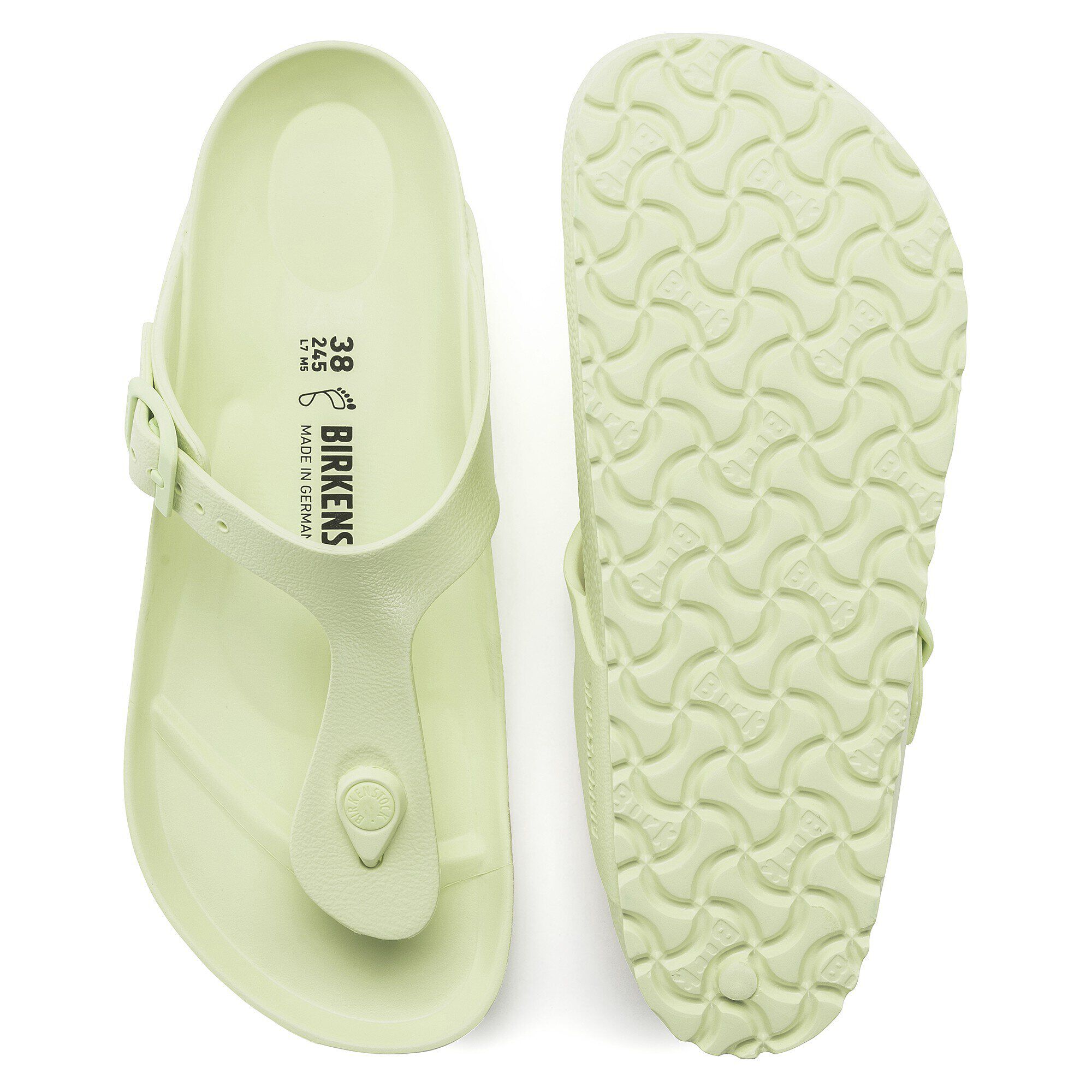 Birkenstock Gizeh Essentials EVA Faded Lime Beach Sandals