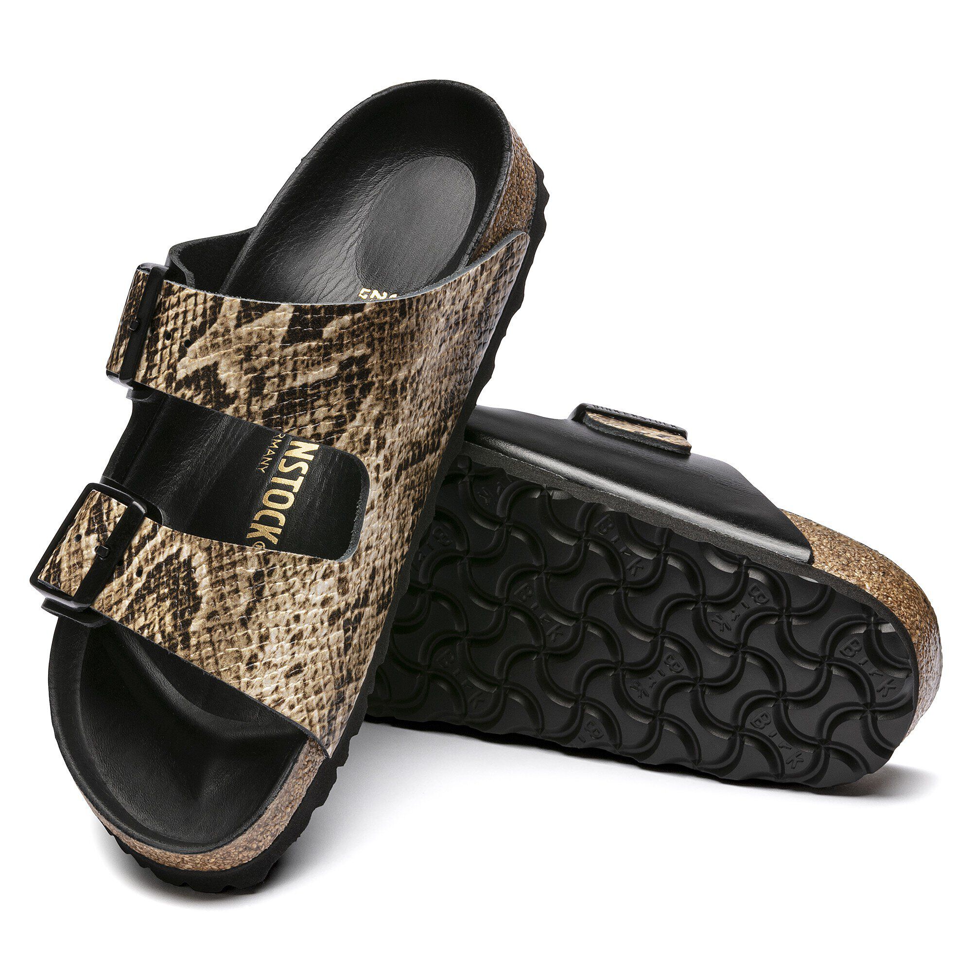 Birkenstock arizona snake clearance black