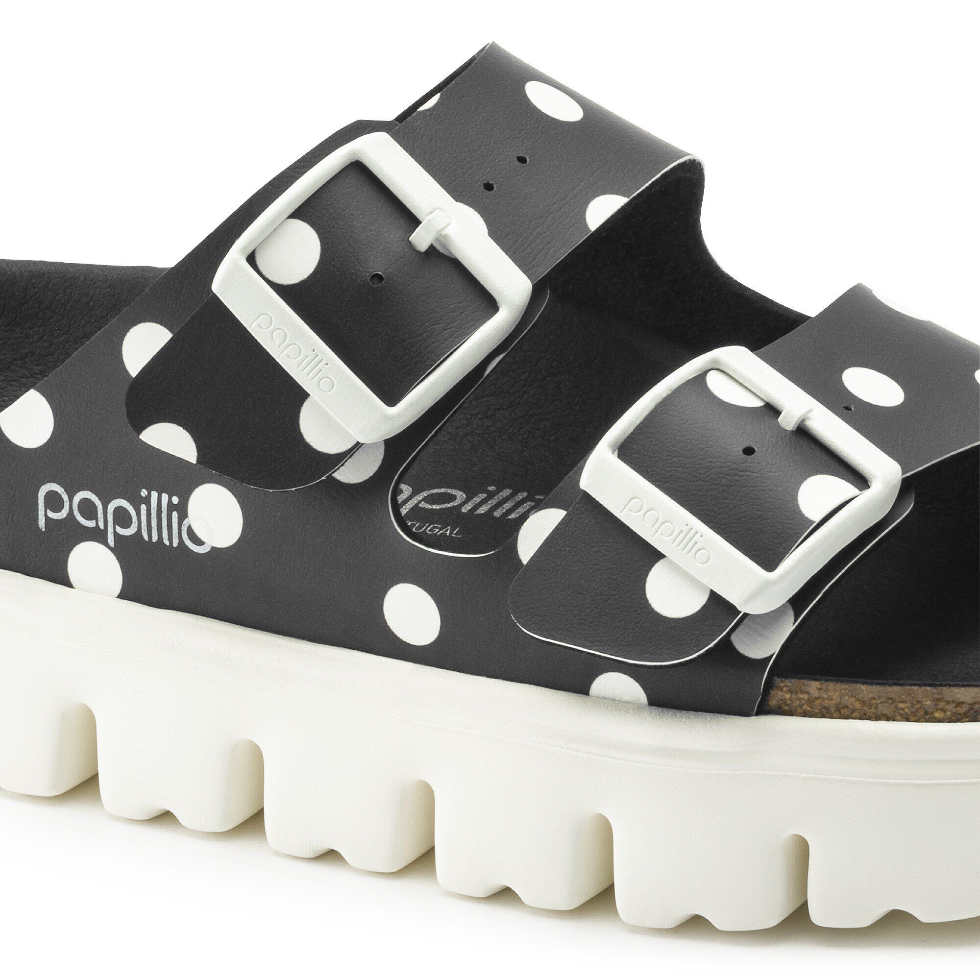 Birkenstock black white sale dots