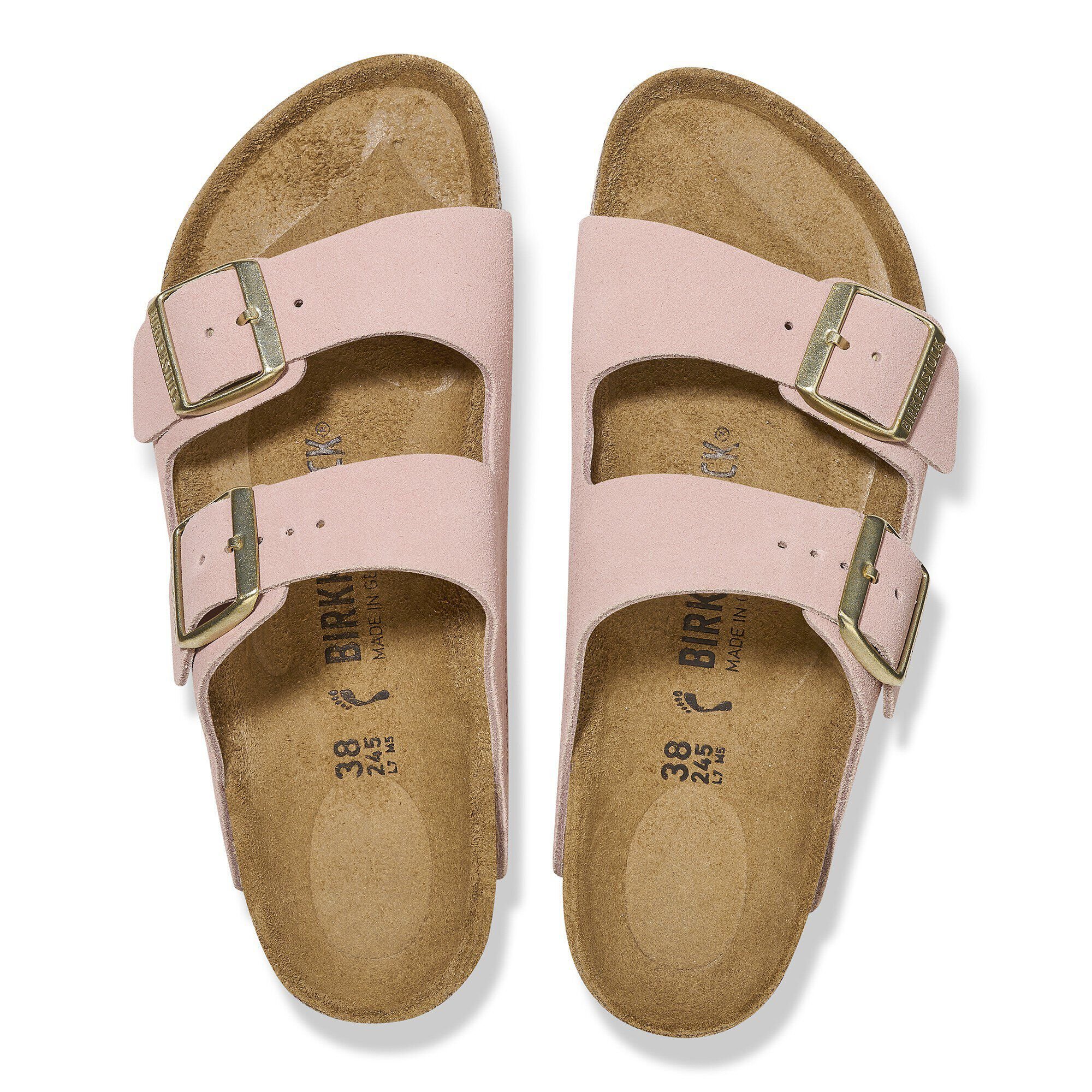 Arizona Suede Leather Light Rose | BIRKENSTOCK