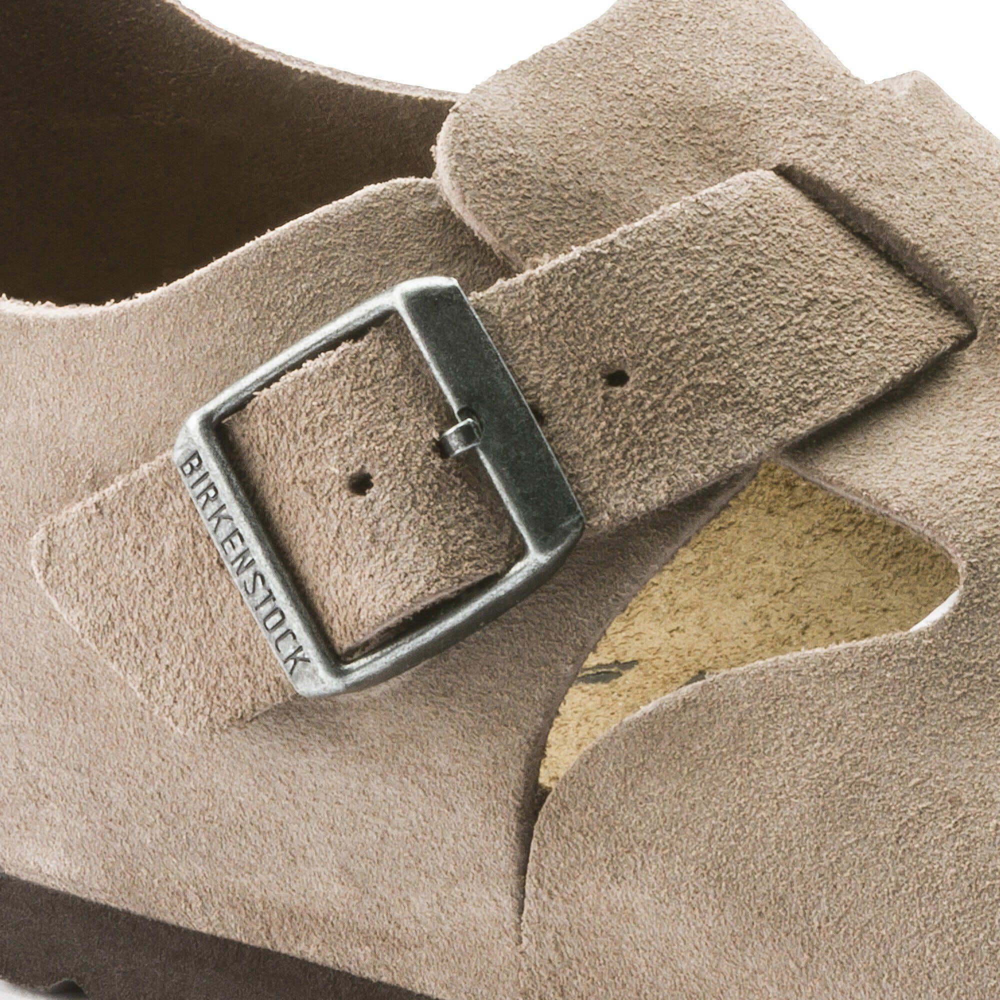 London Suede Leather Taupe BIRKENSTOCK