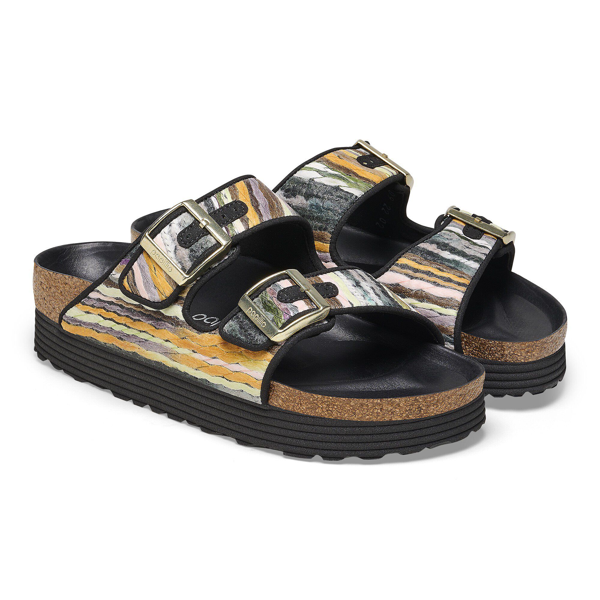 Yellow two strap birkenstocks new arrivals