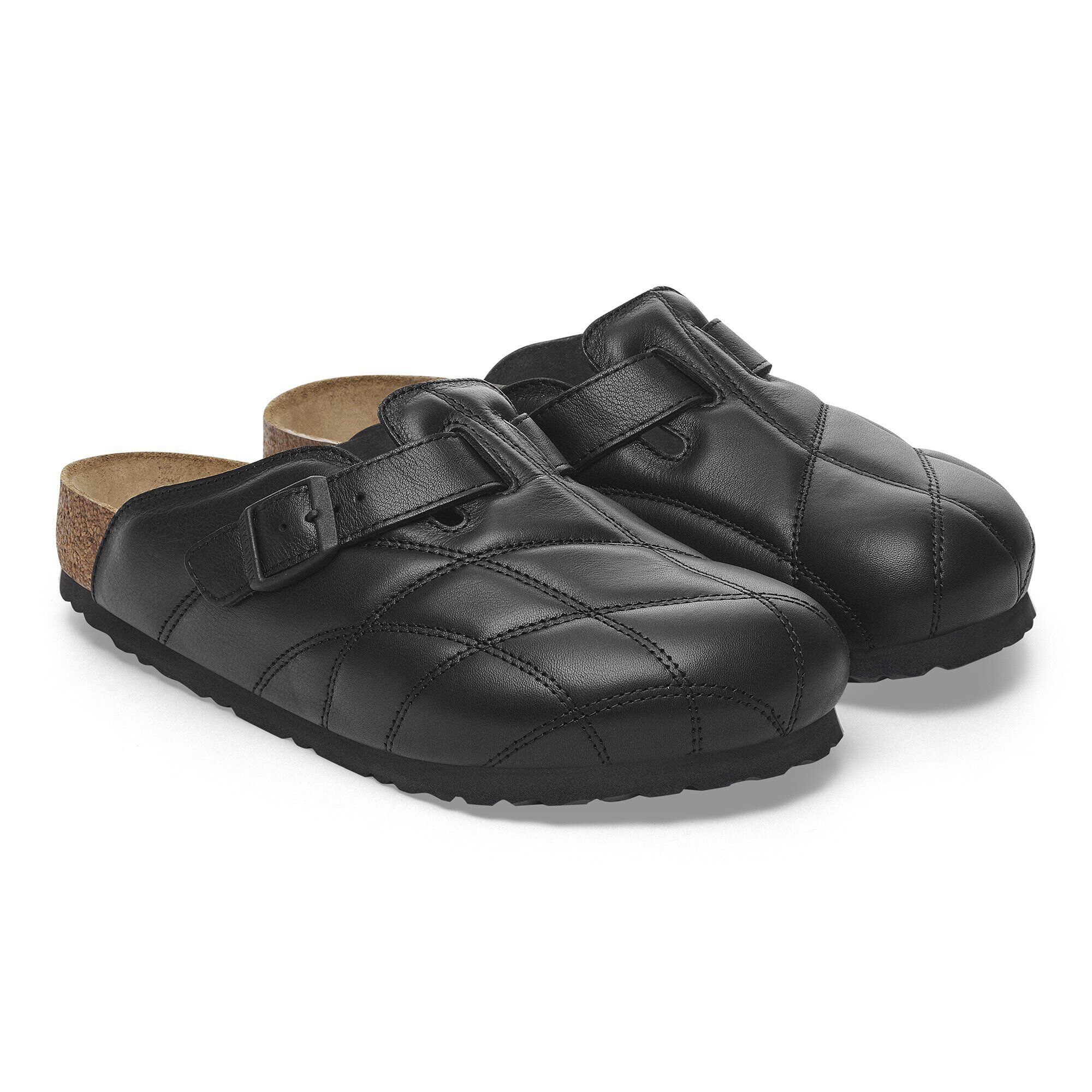 Boston Quilted Leather Black | BIRKENSTOCK Boston Quilted Leather Black | BIRKENSTOCK
