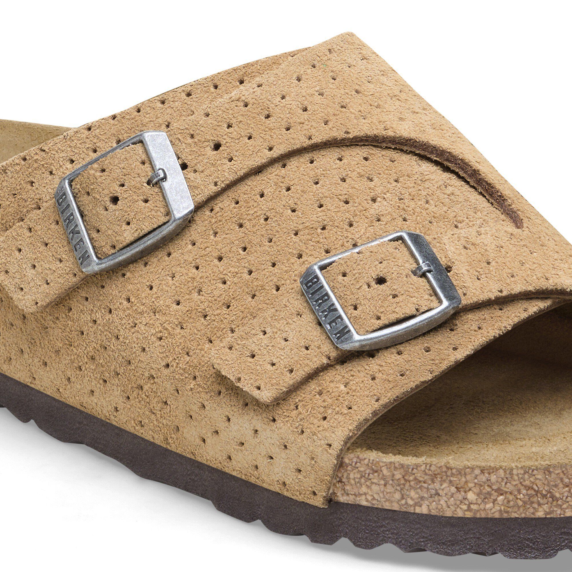 Zürich Suede Embossed Dotted New Beige | BIRKENSTOCK