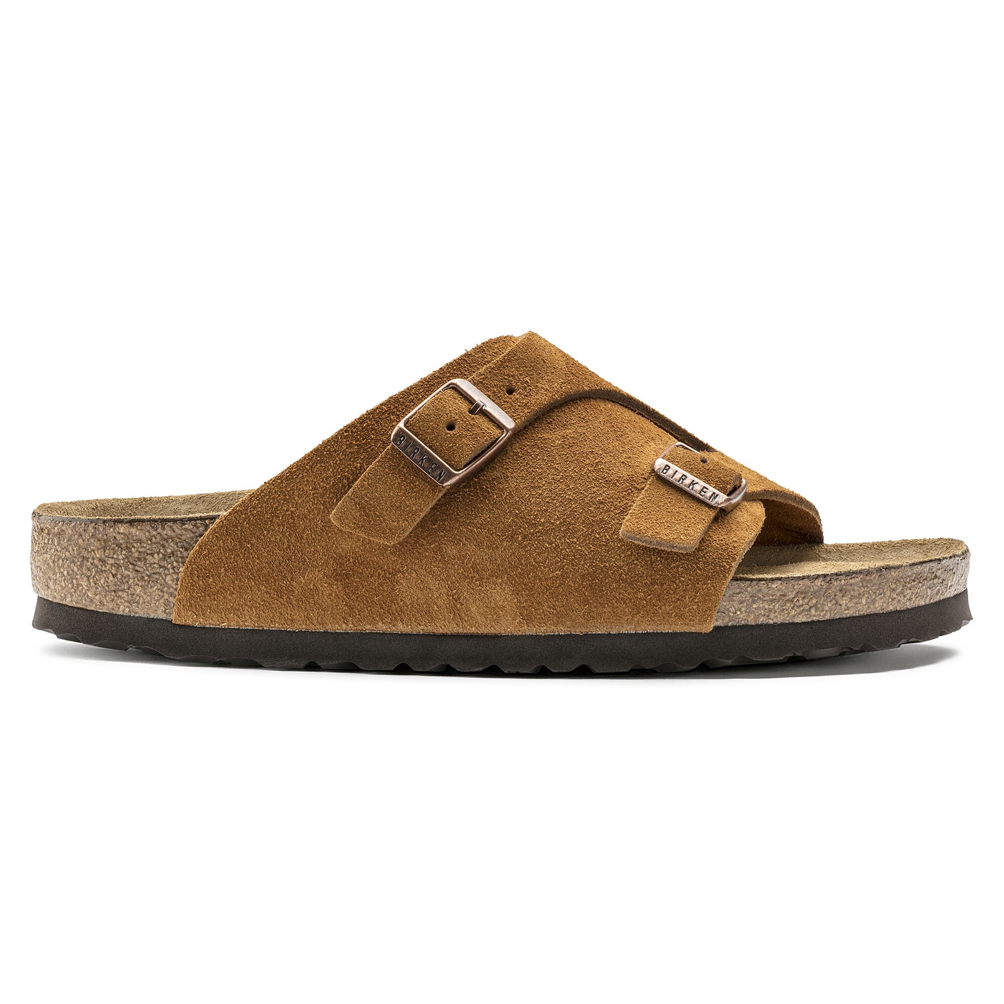 Zürich Suede Leather Soft Footbed Mink