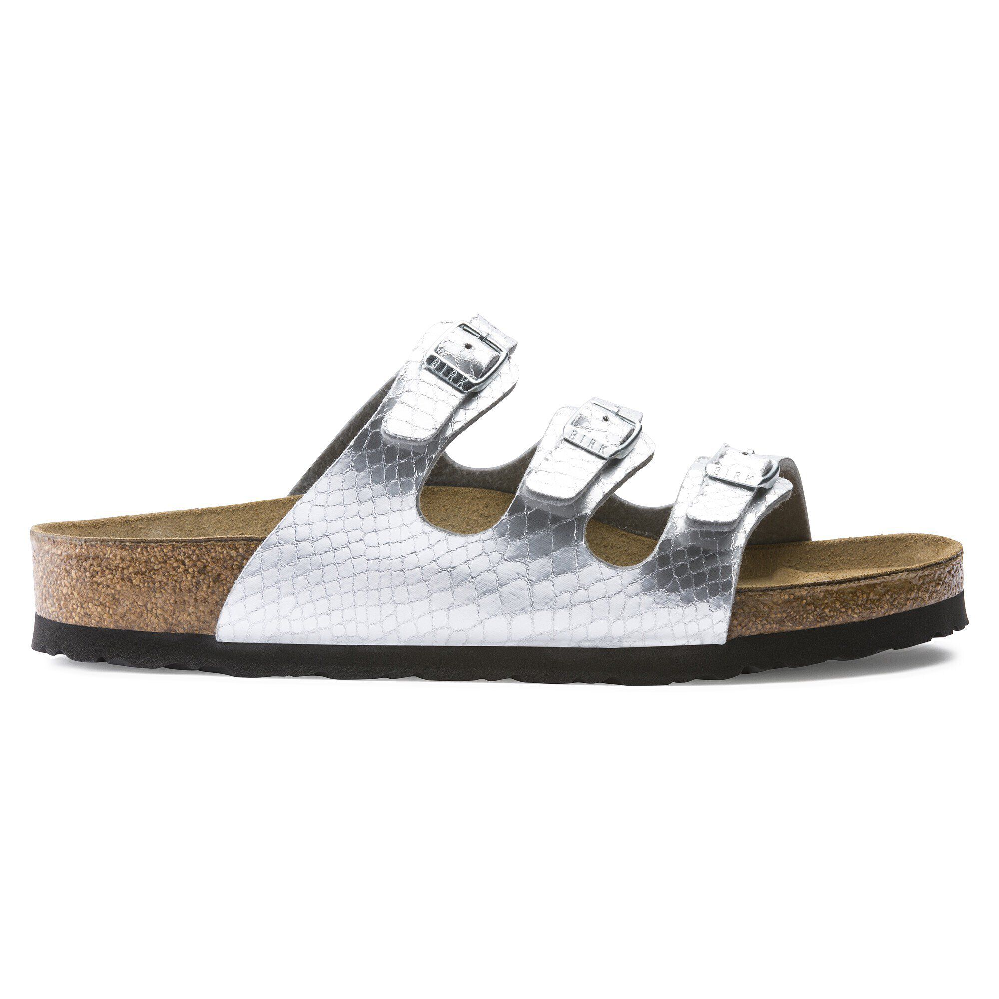 Florida Birko Flor Anaconda Silver BIRKENSTOCK
