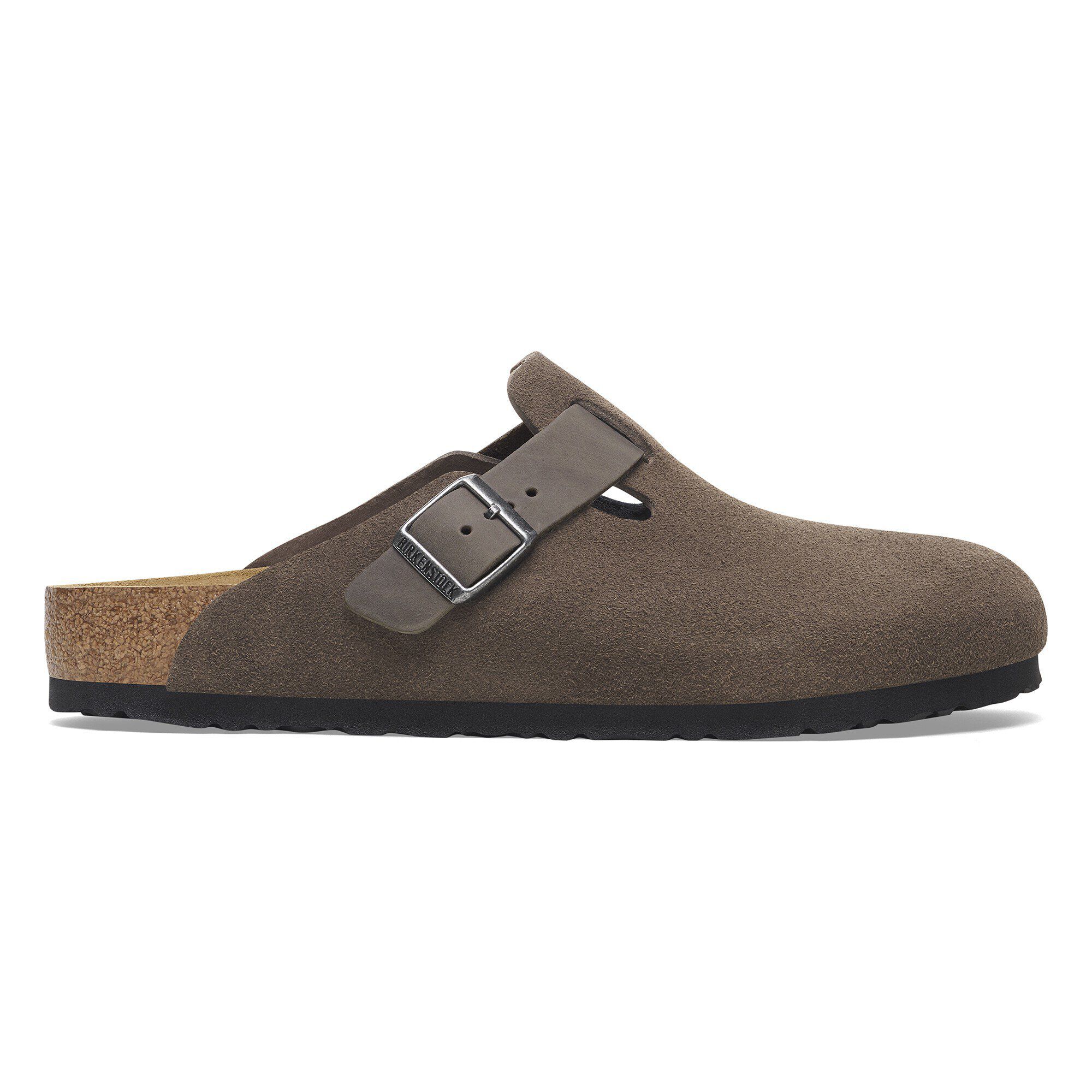 Boston Mixed Leather Concrete Gray | BIRKENSTOCK Boston Mixed Leather Concrete Gray | BIRKENSTOCK
