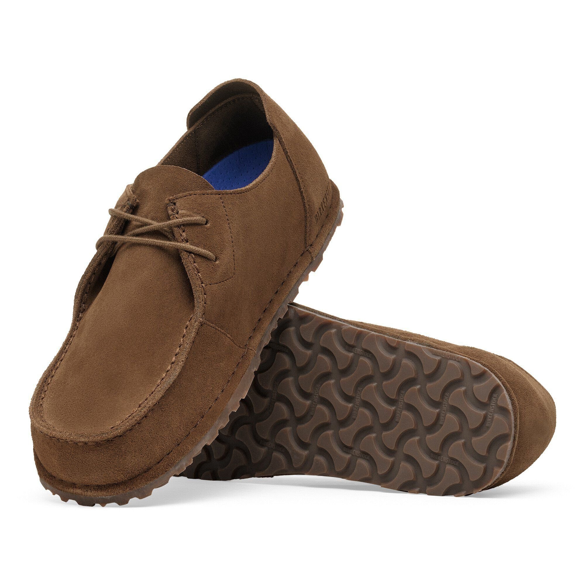 Utti Lace Suede Leather Dark Tea | BIRKENSTOCK