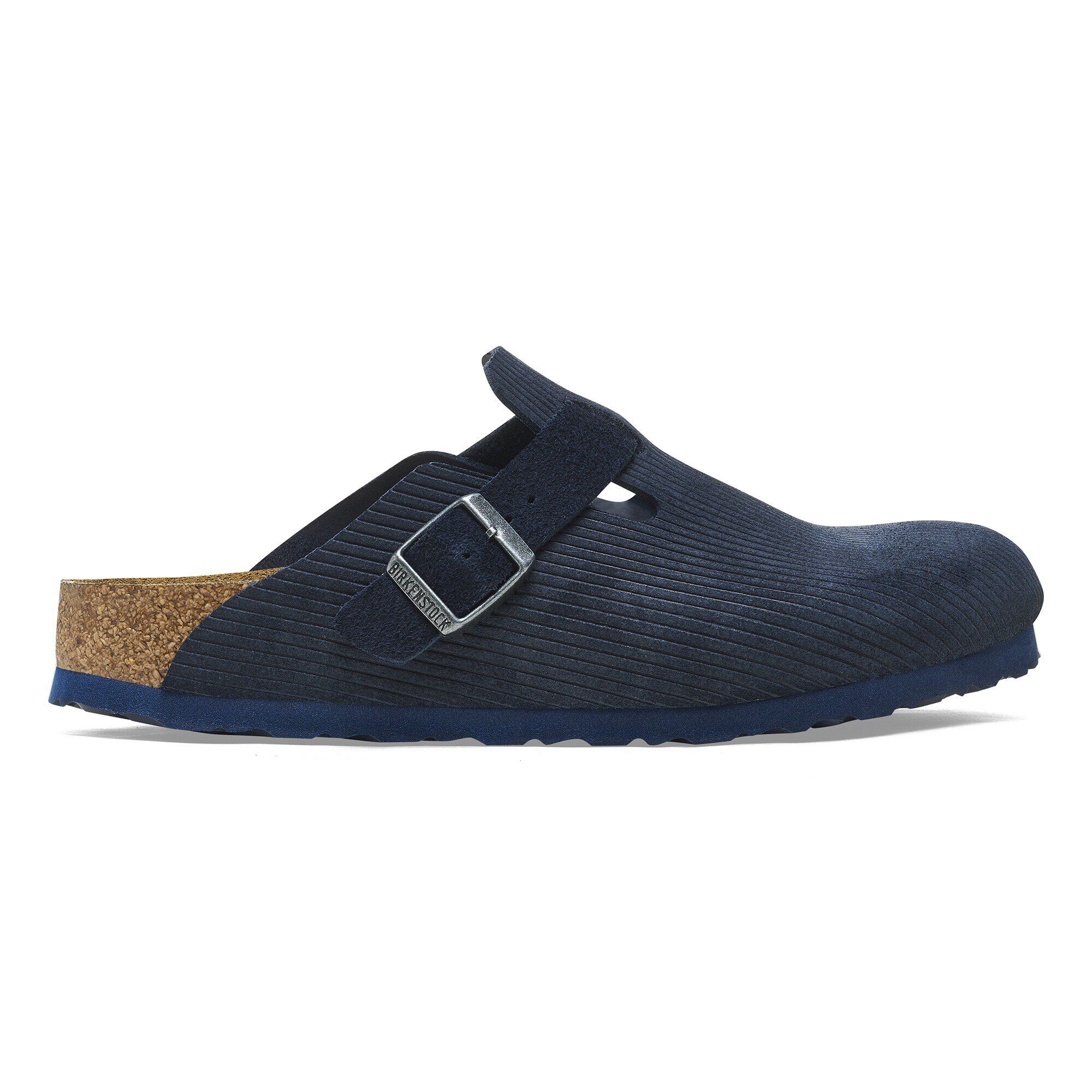 Boston Suede Embossed Corduroy Indigo | BIRKENSTOCK