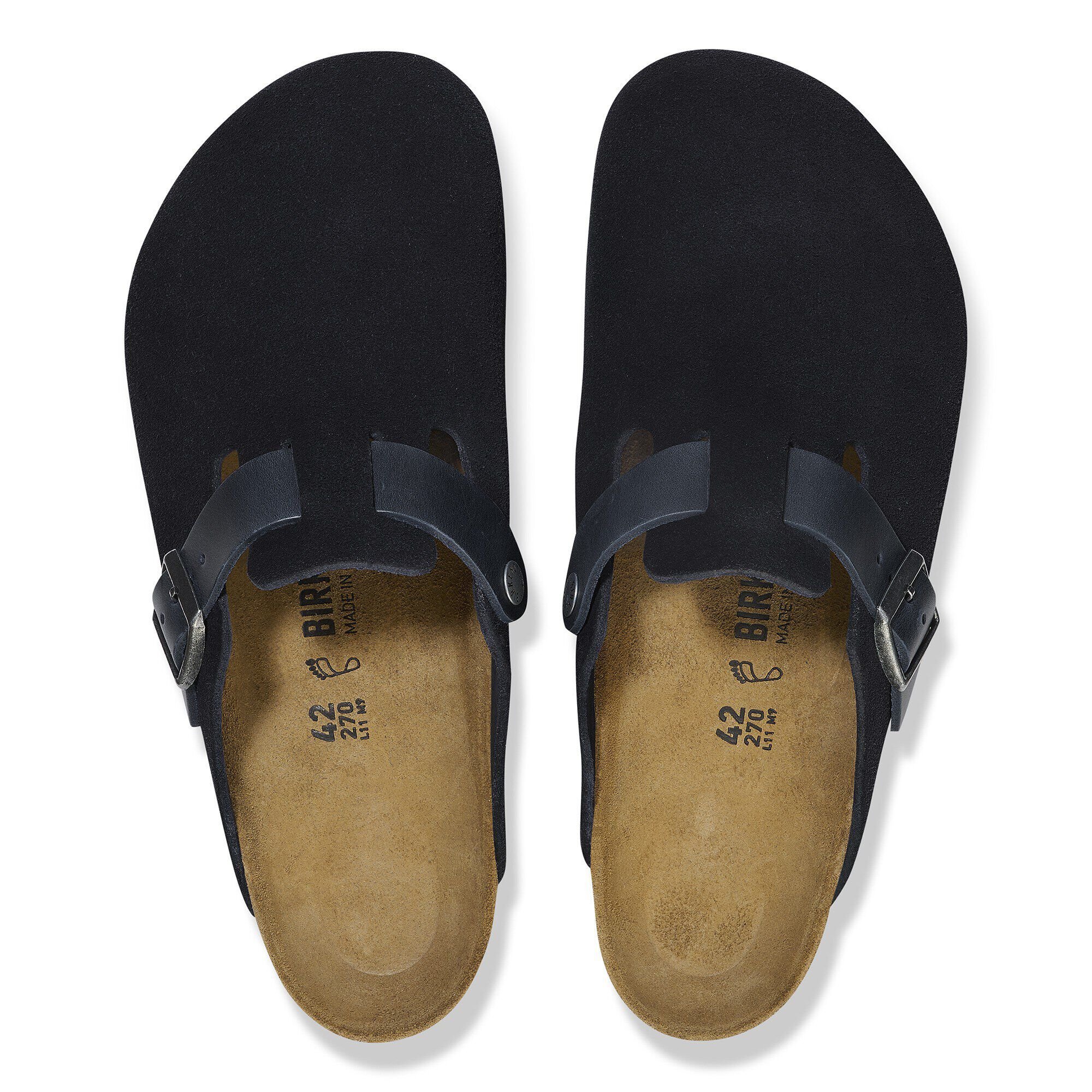 Boston Mixed Leather Midnight Blue | BIRKENSTOCK