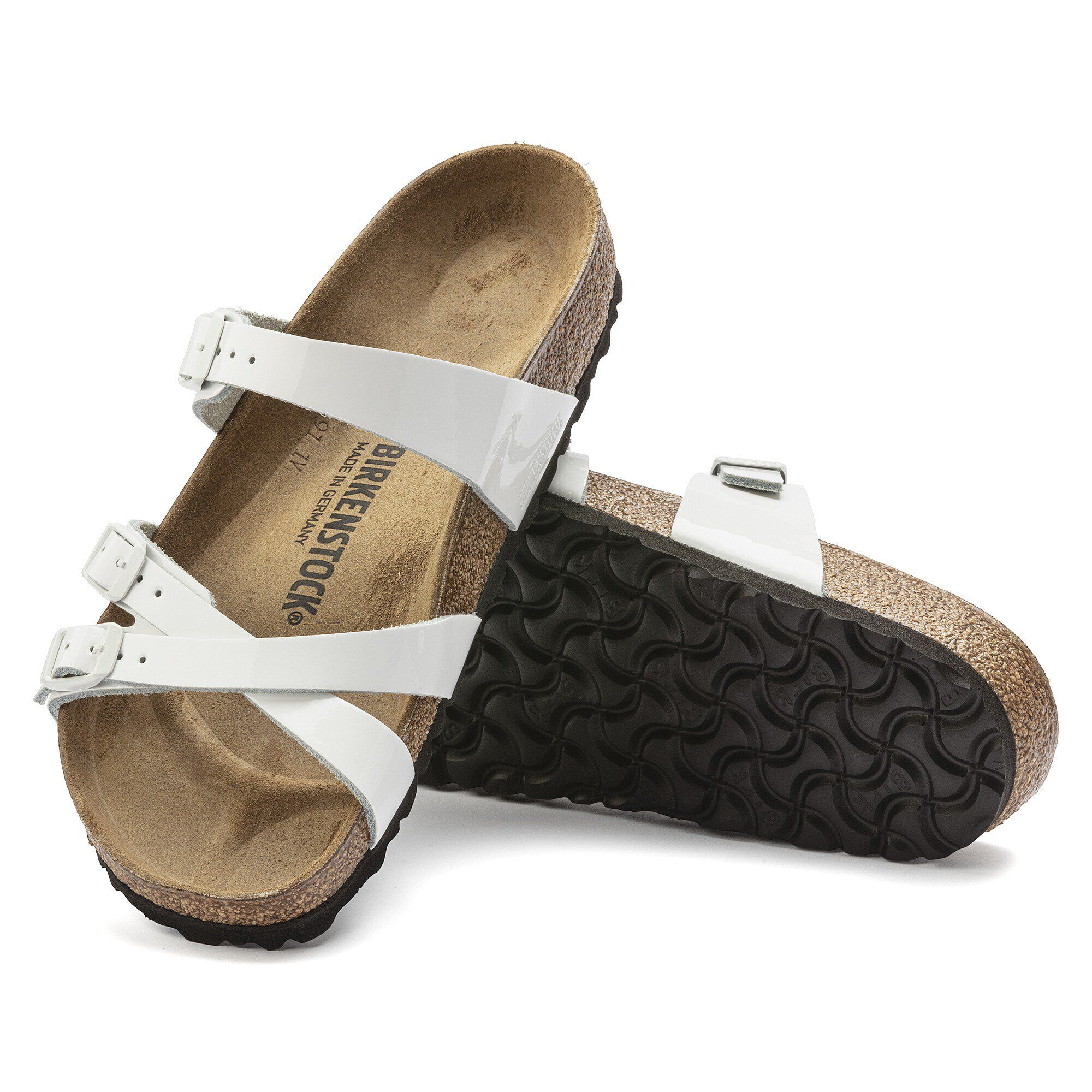 Patent outlet white birkenstocks