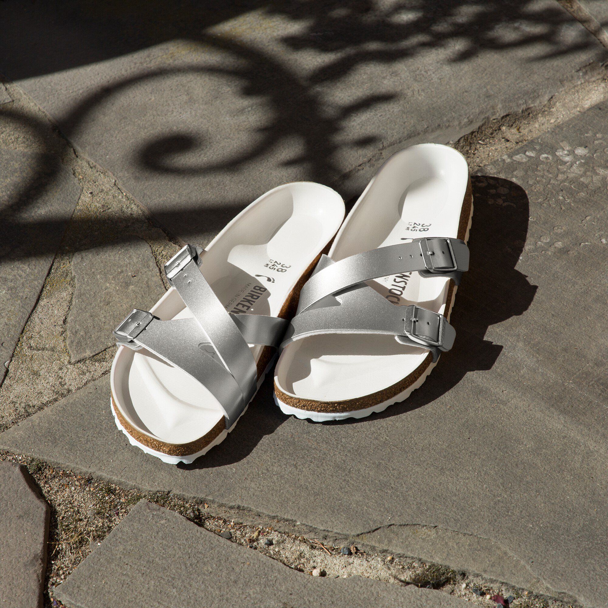 Birkenstock yao silver cheap