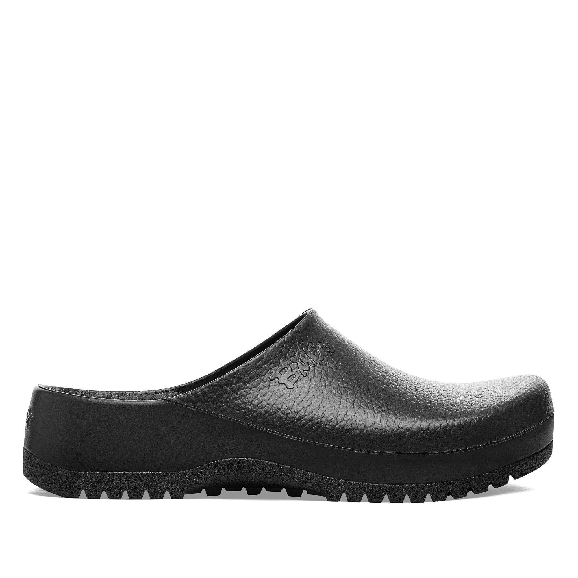 Super-Birki Shearling Polyurethane Jet Black | BIRKENSTOCK