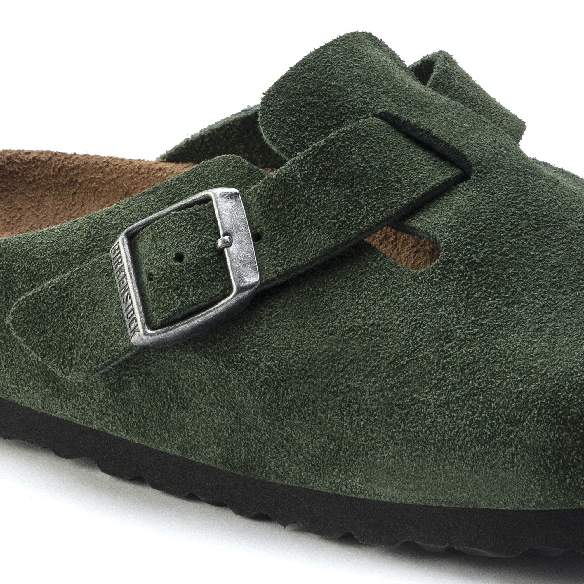 Boston Soft Footbed Suede Leather BIRKENSTOCK