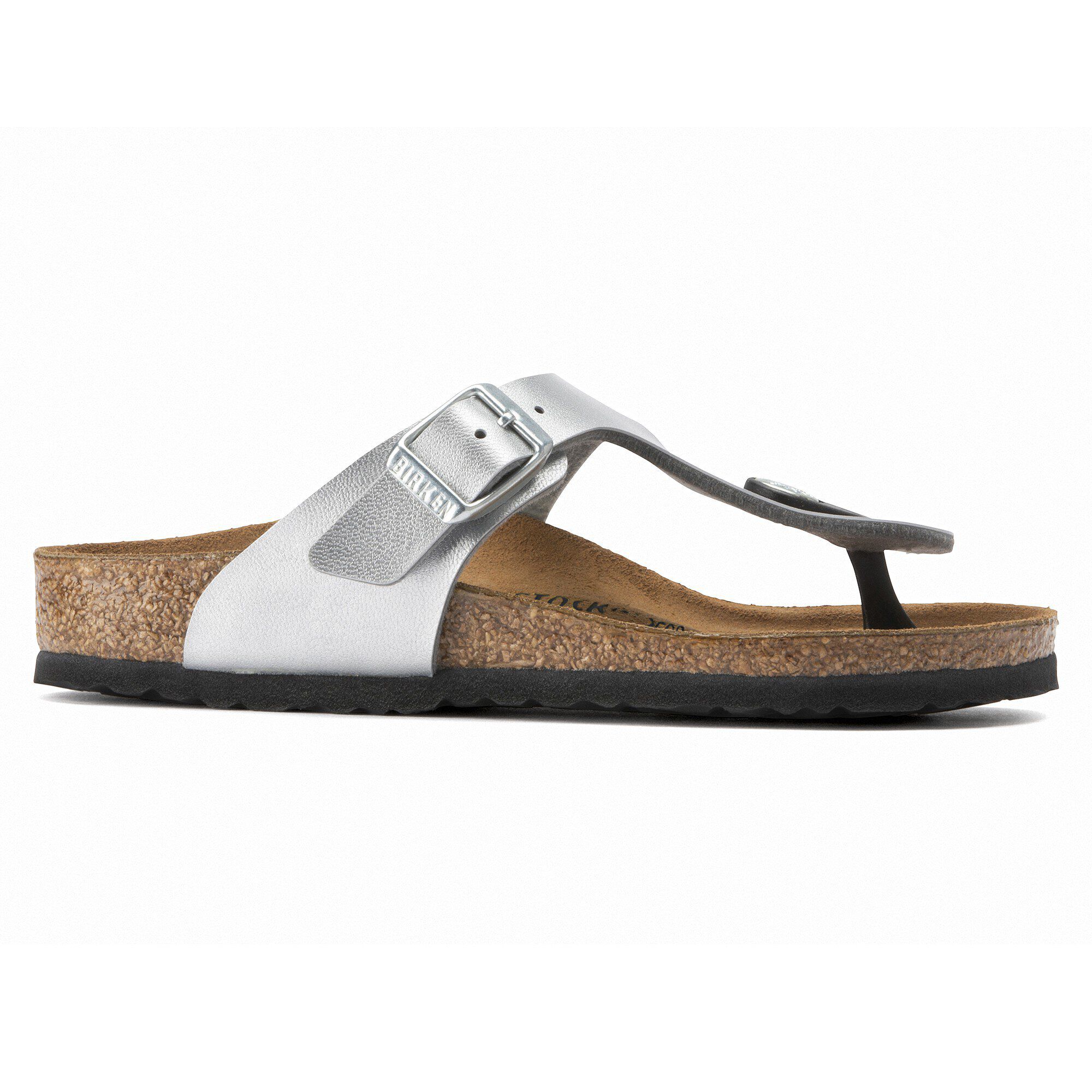 Gizeh Kids Birko Flor Silver BIRKENSTOCK