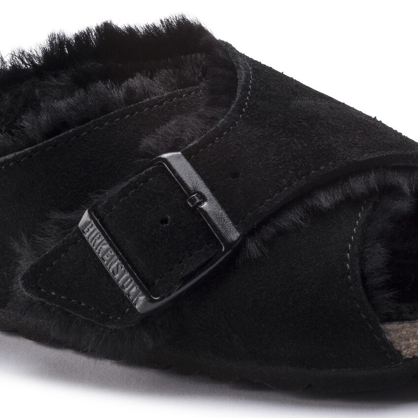 arosa shearling suede leather