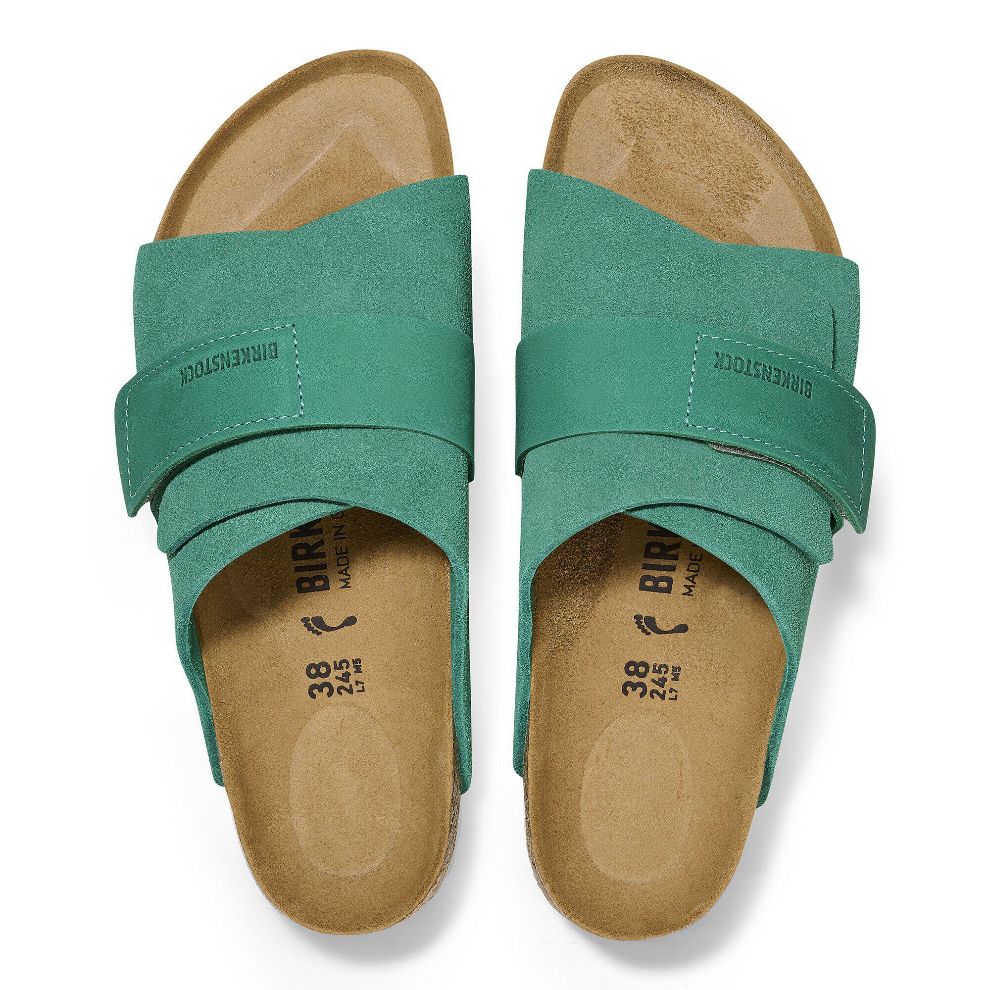 Kyoto Nubuck-Suede Leather Digital Green | BIRKENSTOCK