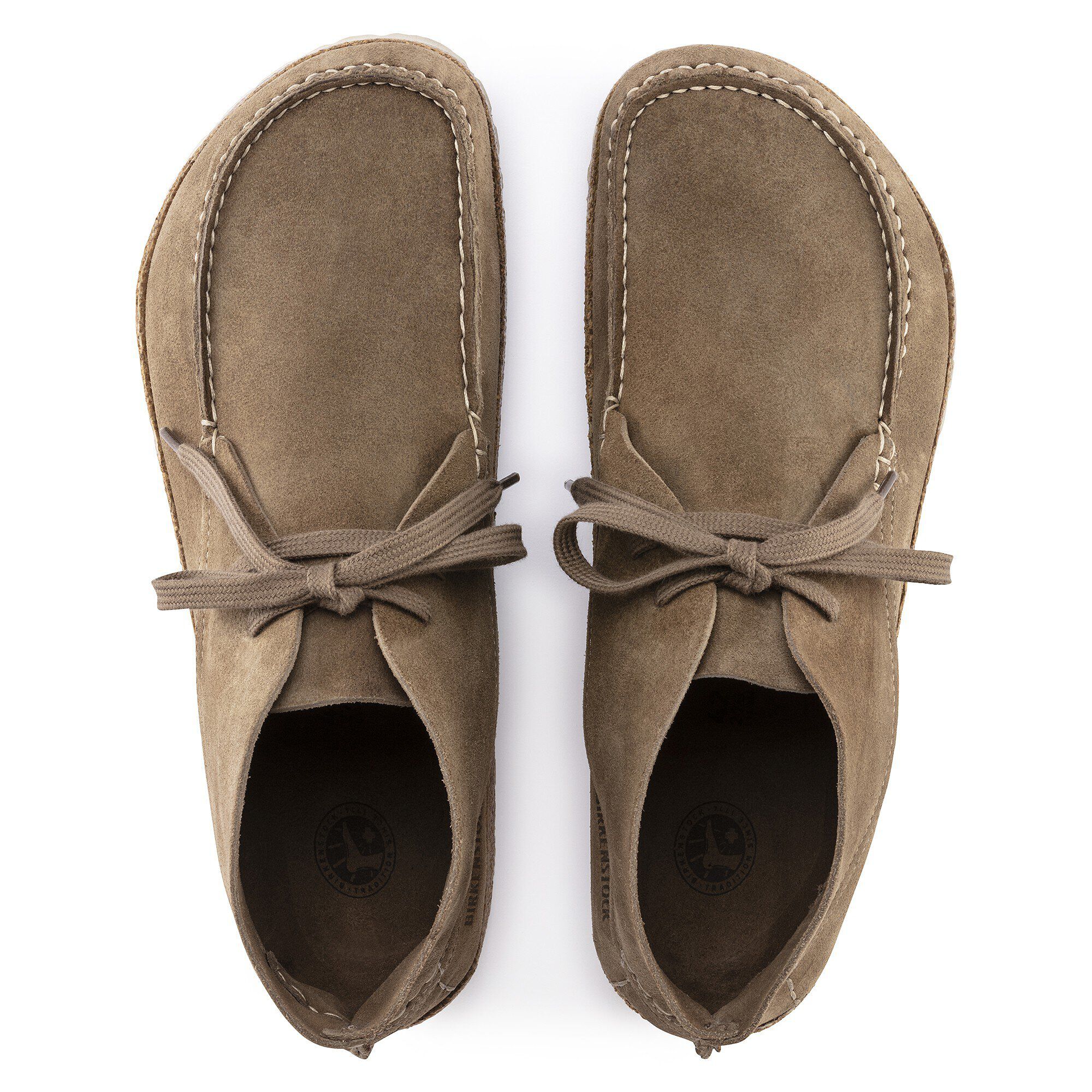 Mens suede moccasin boots top