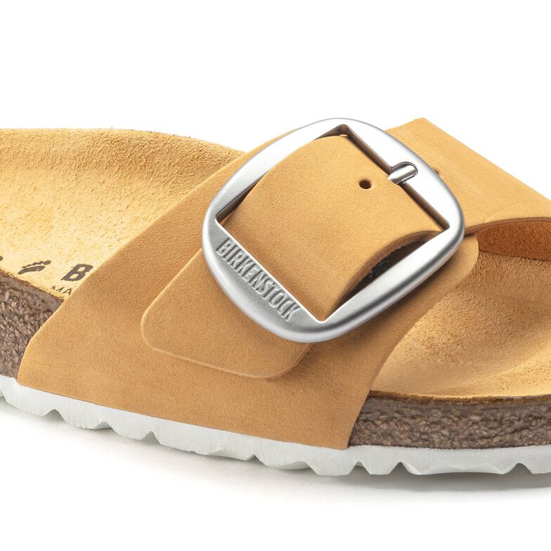 Madrid Big Buckle Nubuk Leather