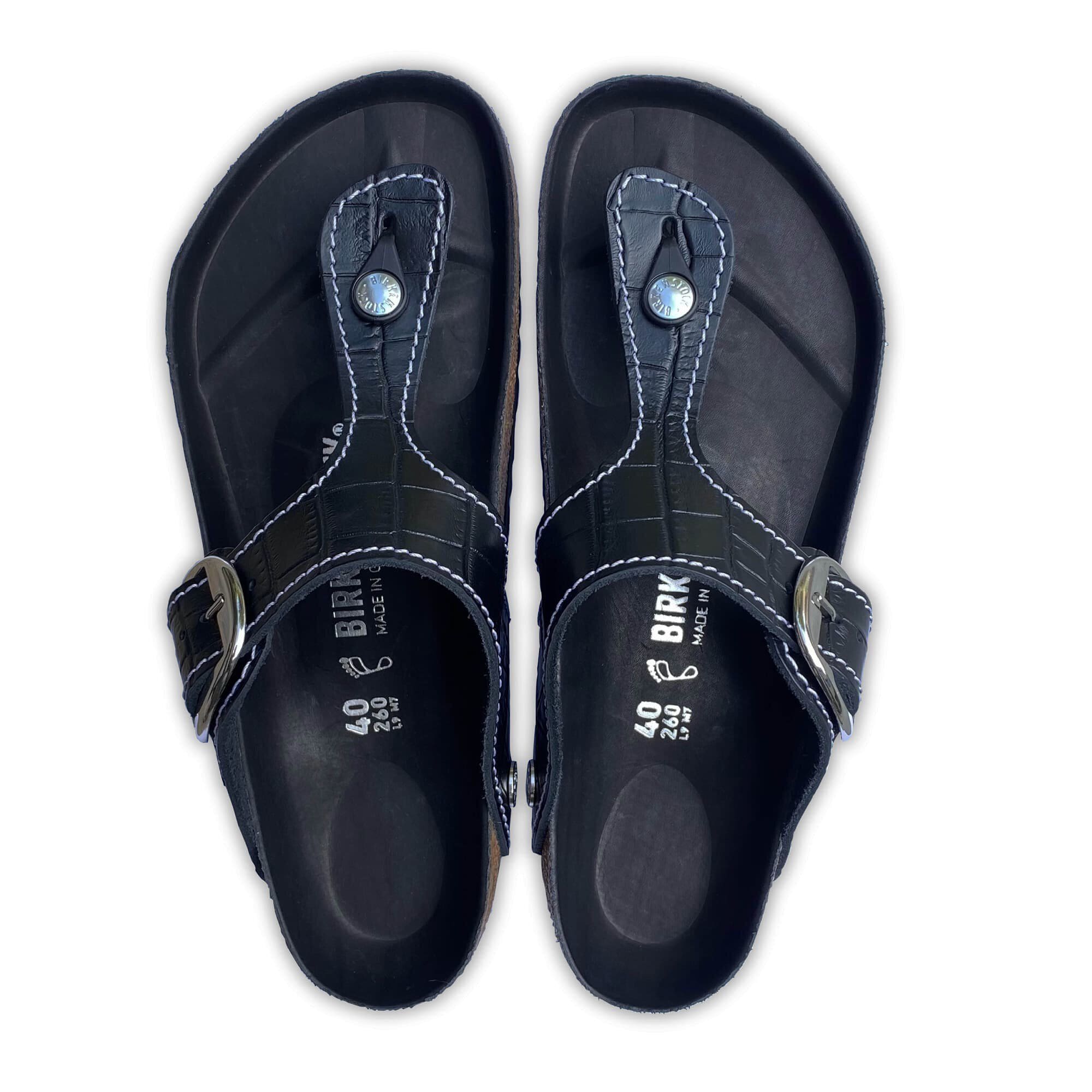 美品☆Birkenstock ブラック ローファー Tokio leather mules in black - Birkenstock 1774 | Mytheresa
