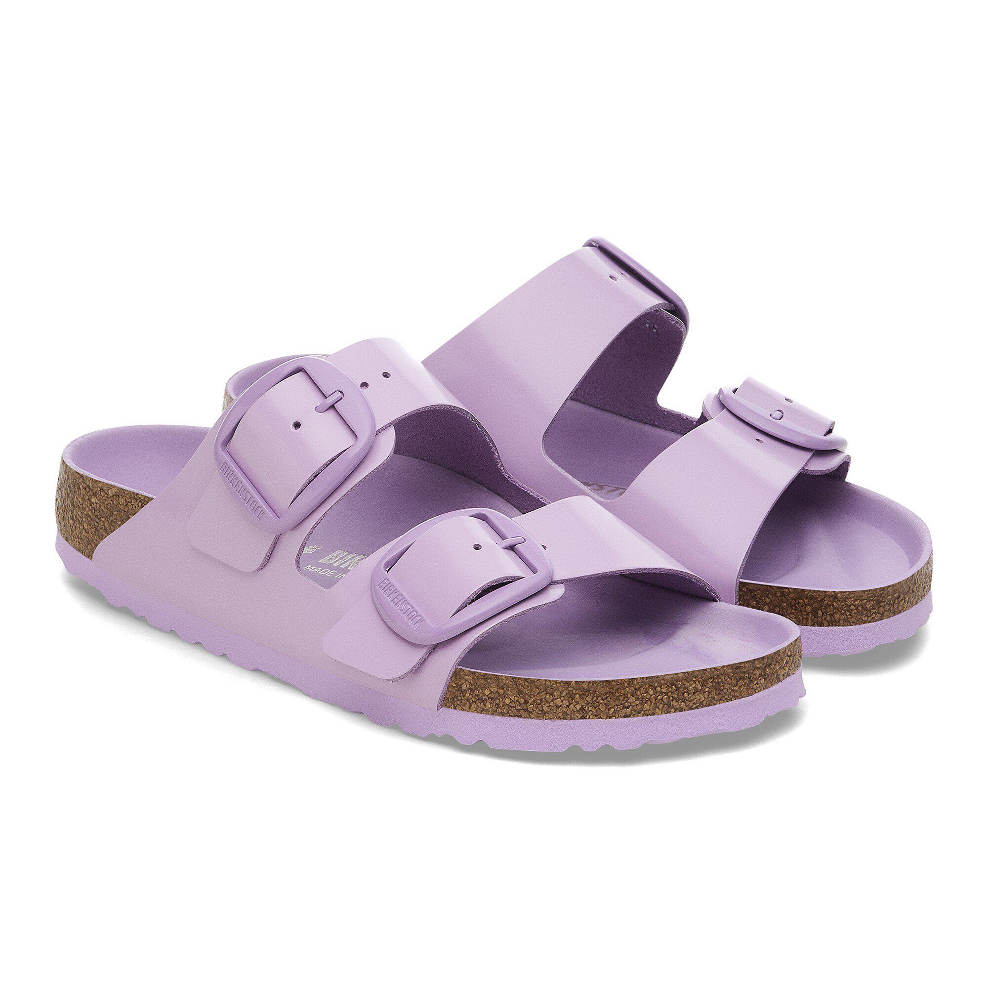 【国内発送】 Arizona Crocus High-Shine Patent Leather Natural Buckle Big 靴