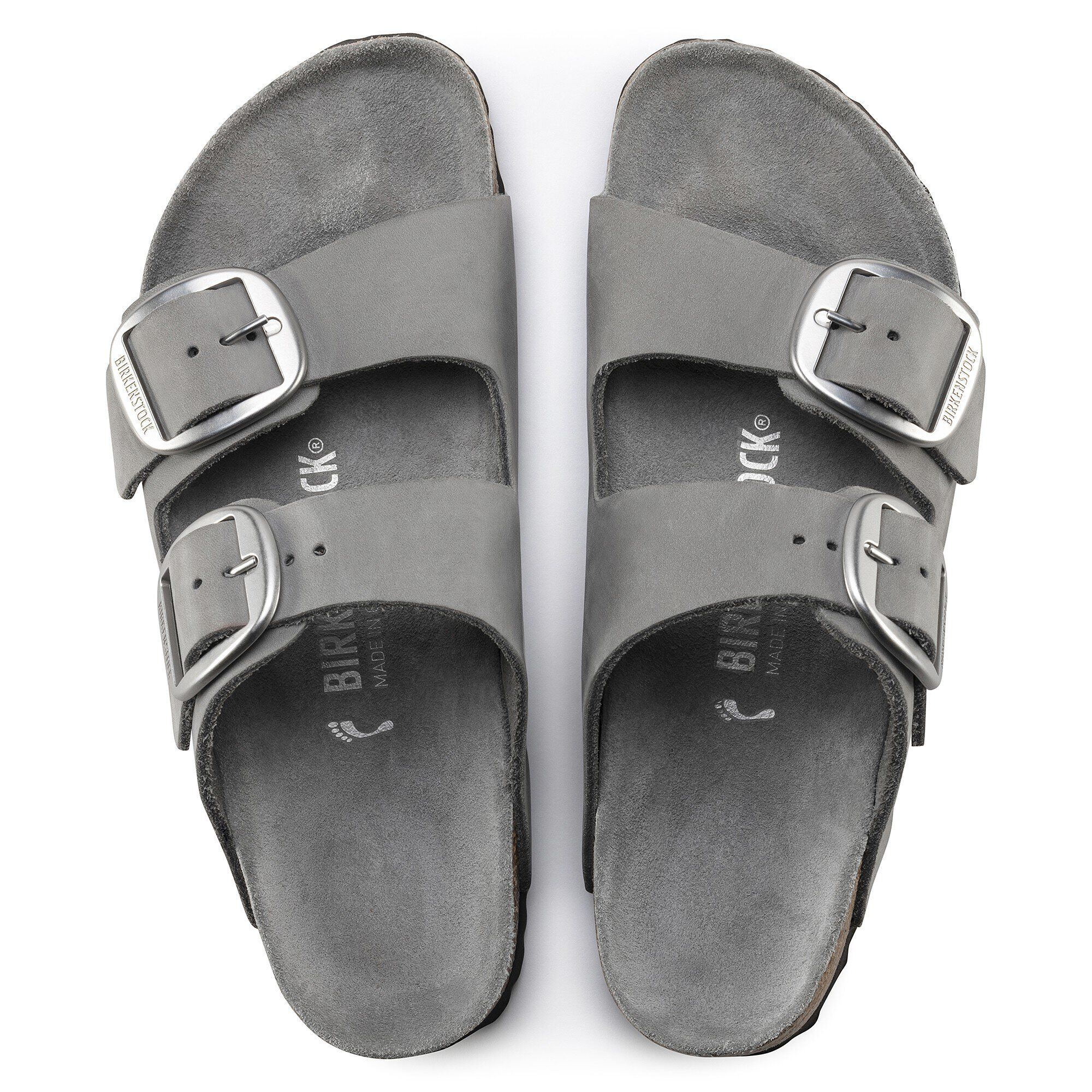 birkenstock big buckle dove gray