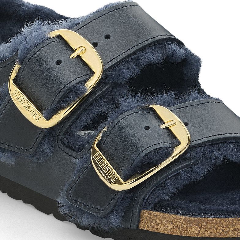 Milano Big Buckle Shearling Natural Leather Oiled