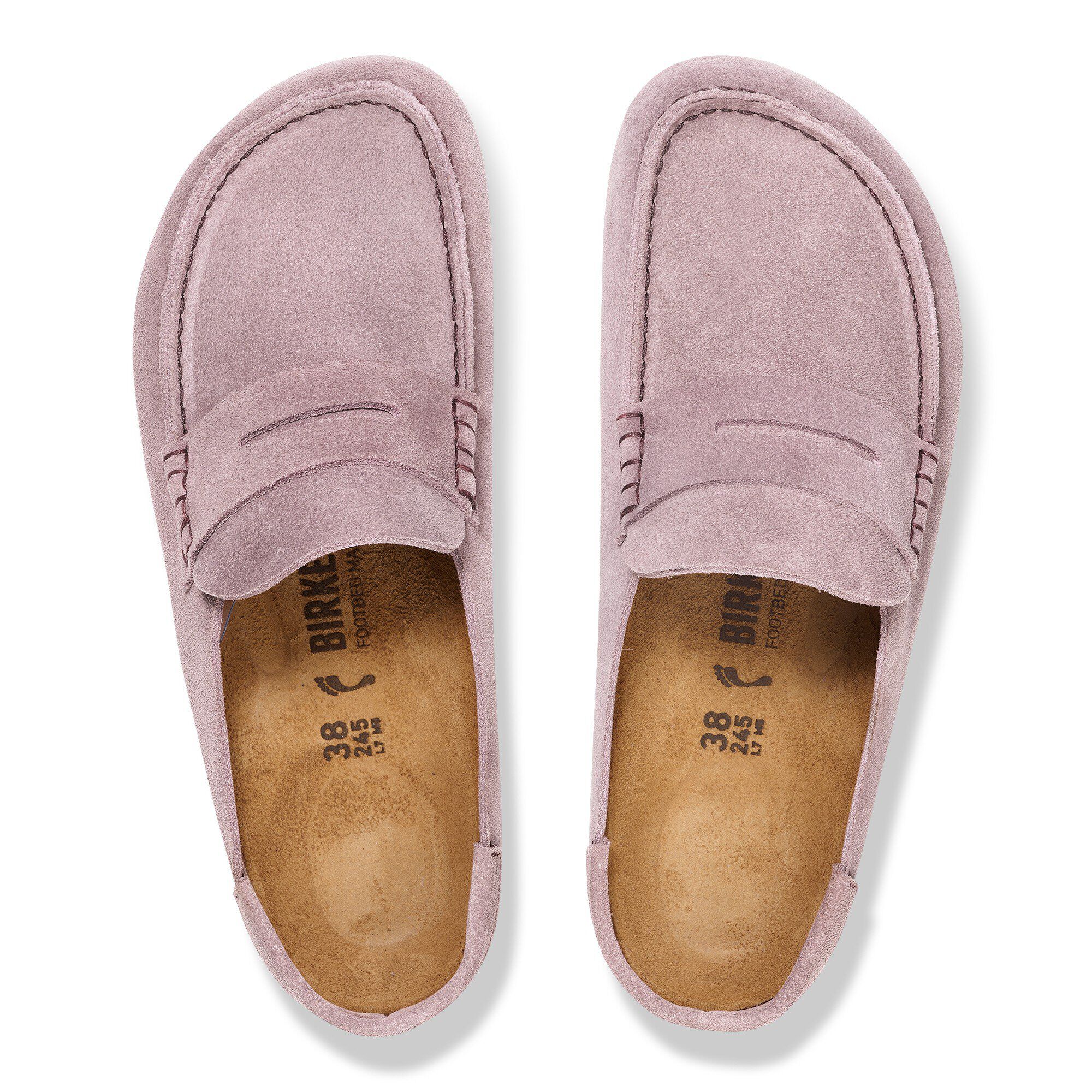 Naples Wrapped Suede Leather Faded Purple | BIRKENSTOCK