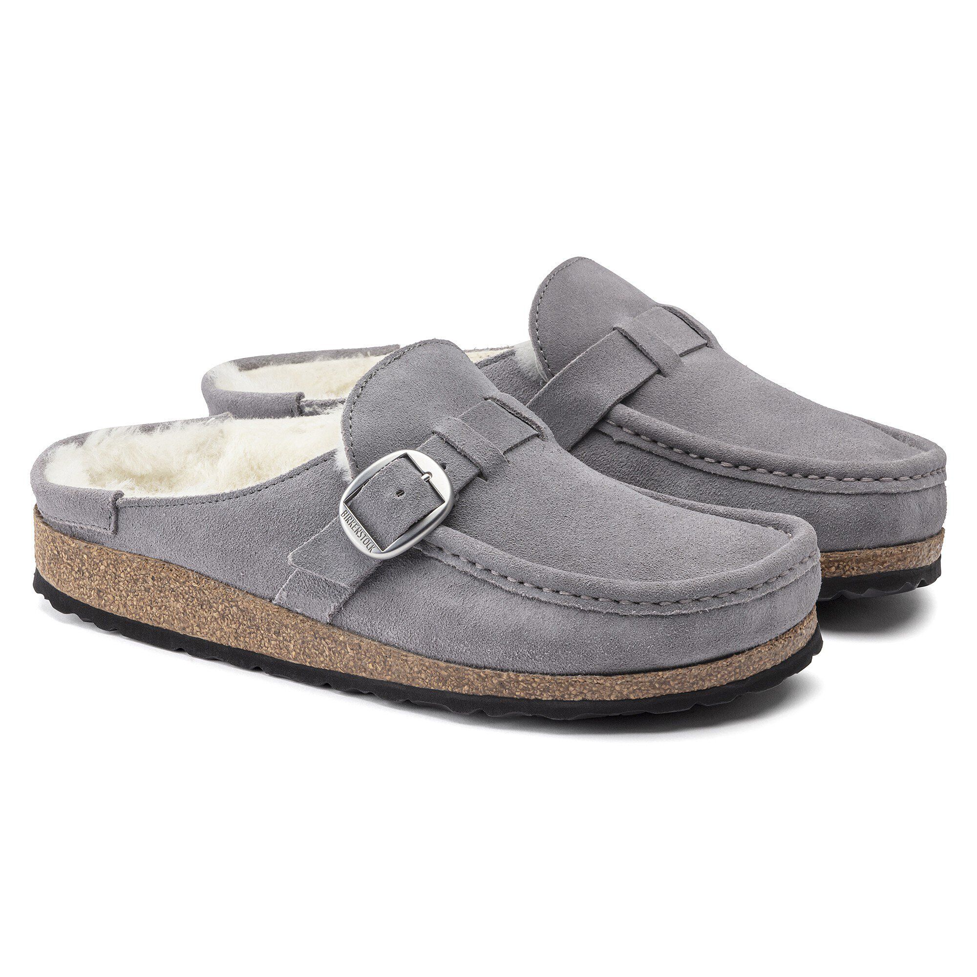 Birkenstock buckley shearling lavender sales