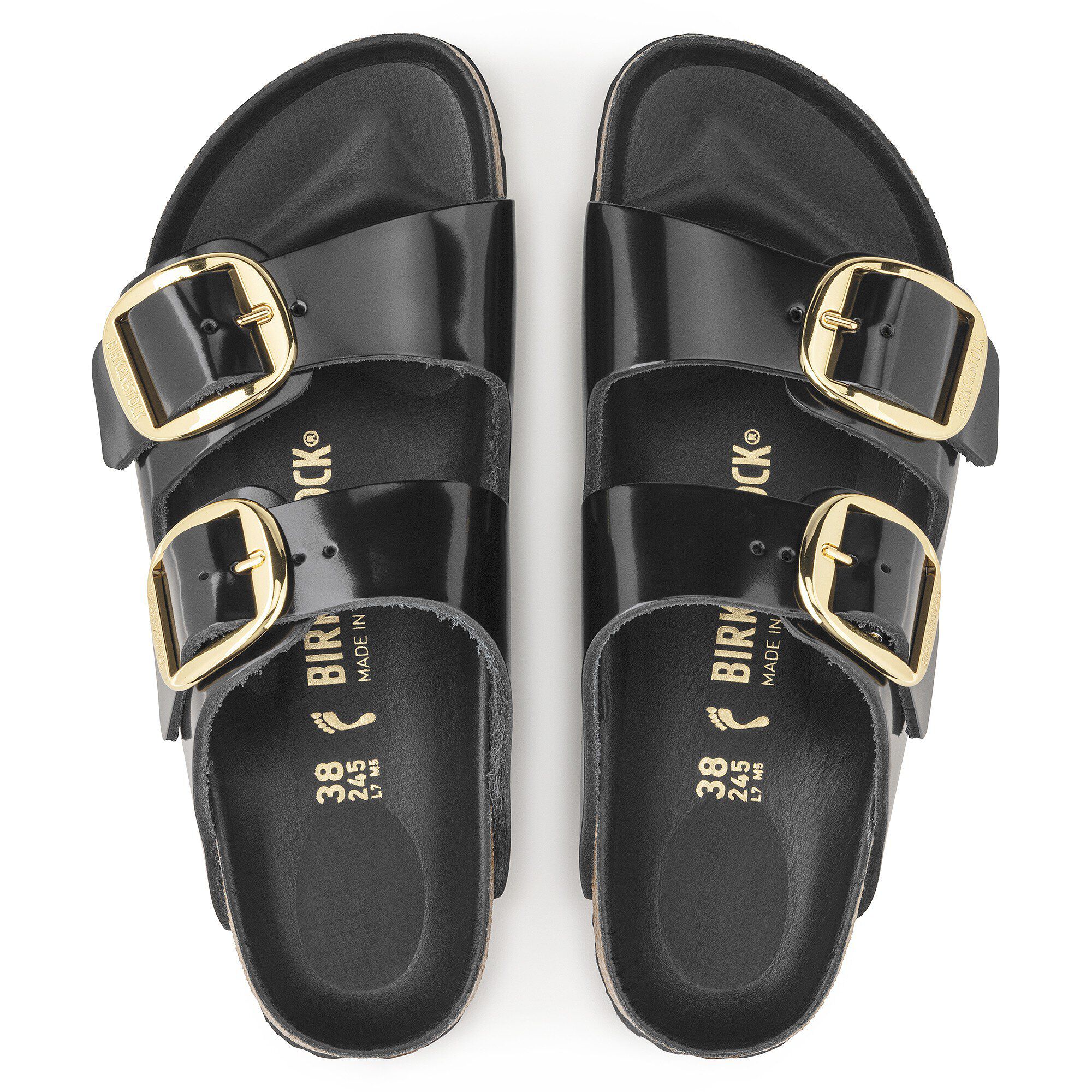 Birkenstock Women s Arizona Sandals Black Flat Sandals 36